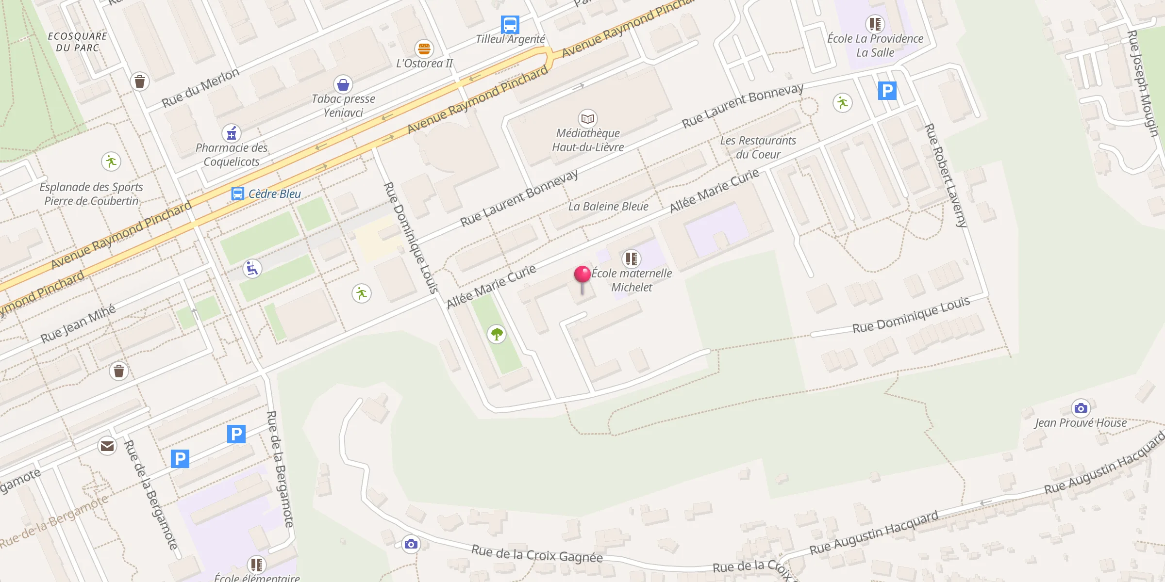 Carte de localisation : La grande mosquée