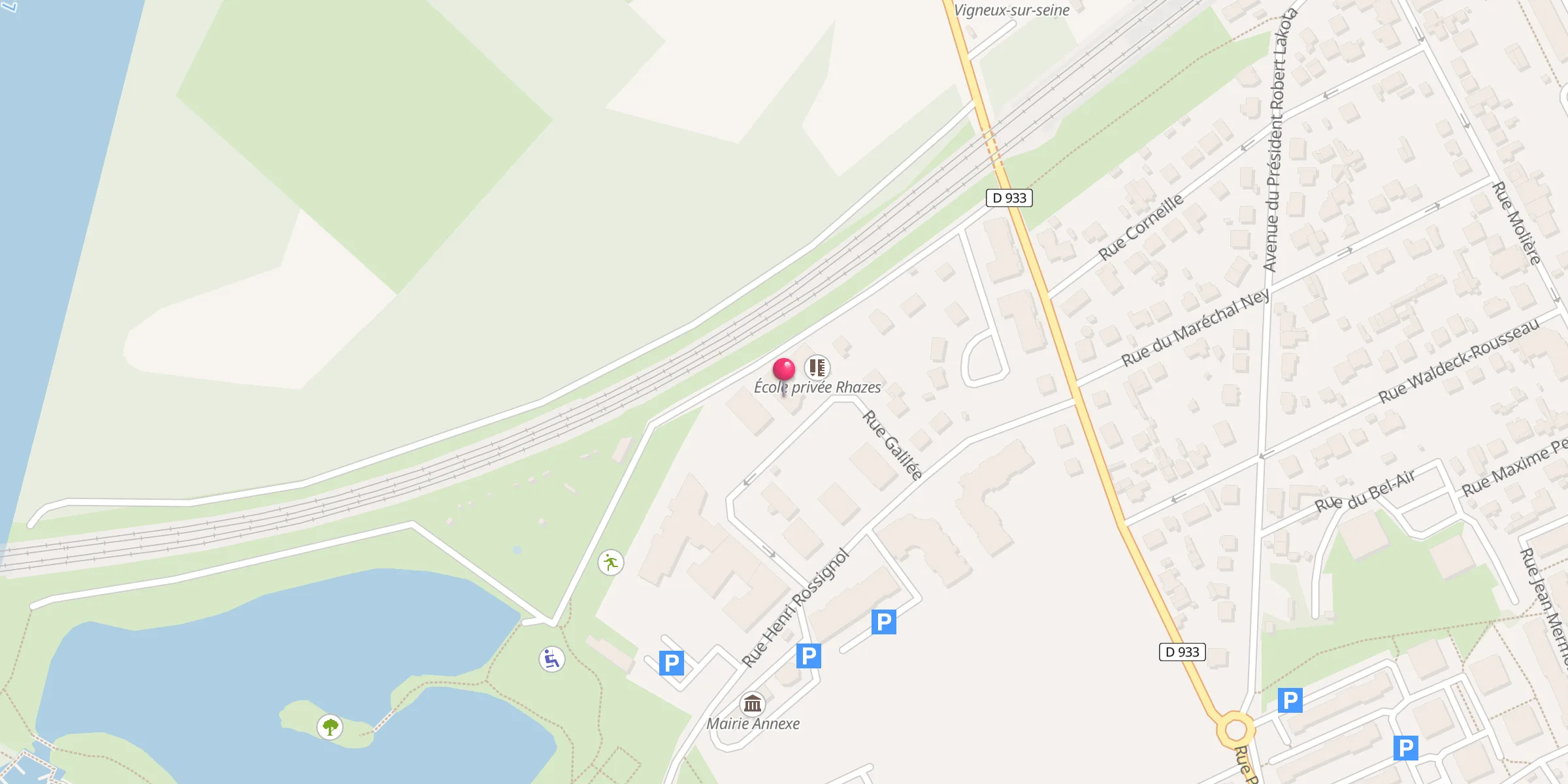 Carte de localisation : Mosquée de Vigneux sur Seine