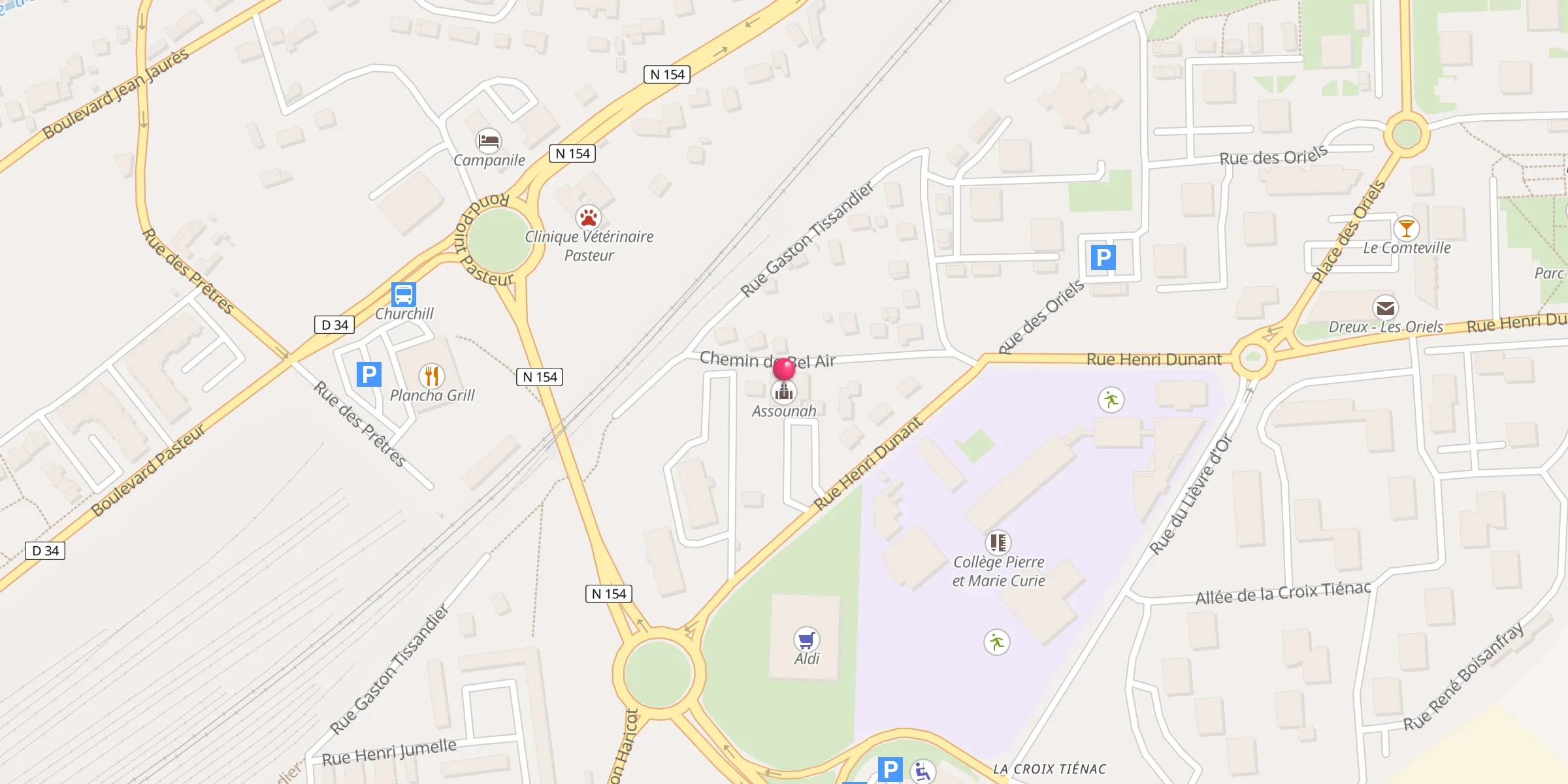 Carte de localisation : Assounah
