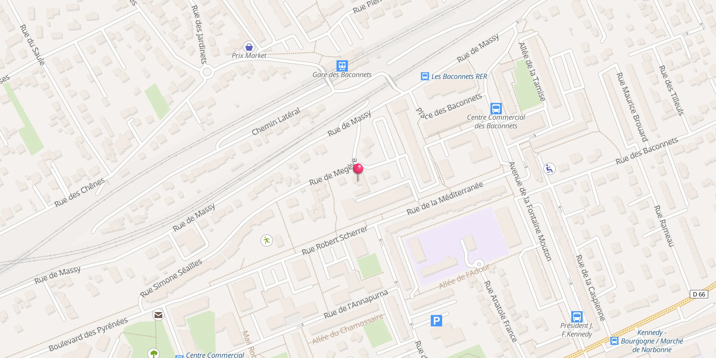 Carte de localisation : El Asr