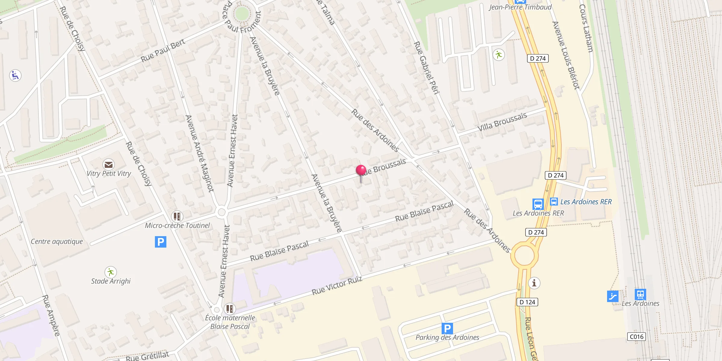 Carte de localisation : Mosquée Rahma