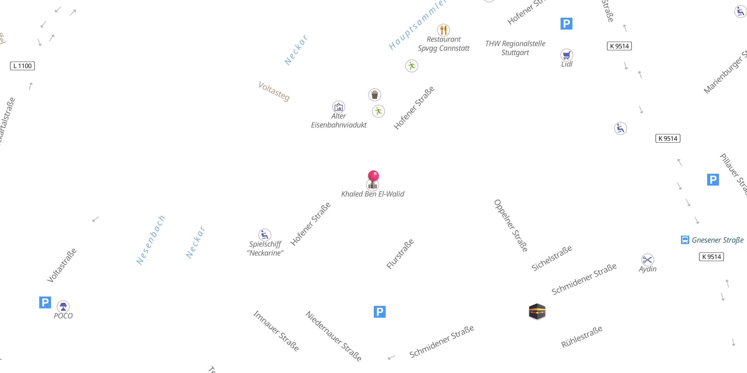 Carte de localisation : Khaled Ben El-Walid