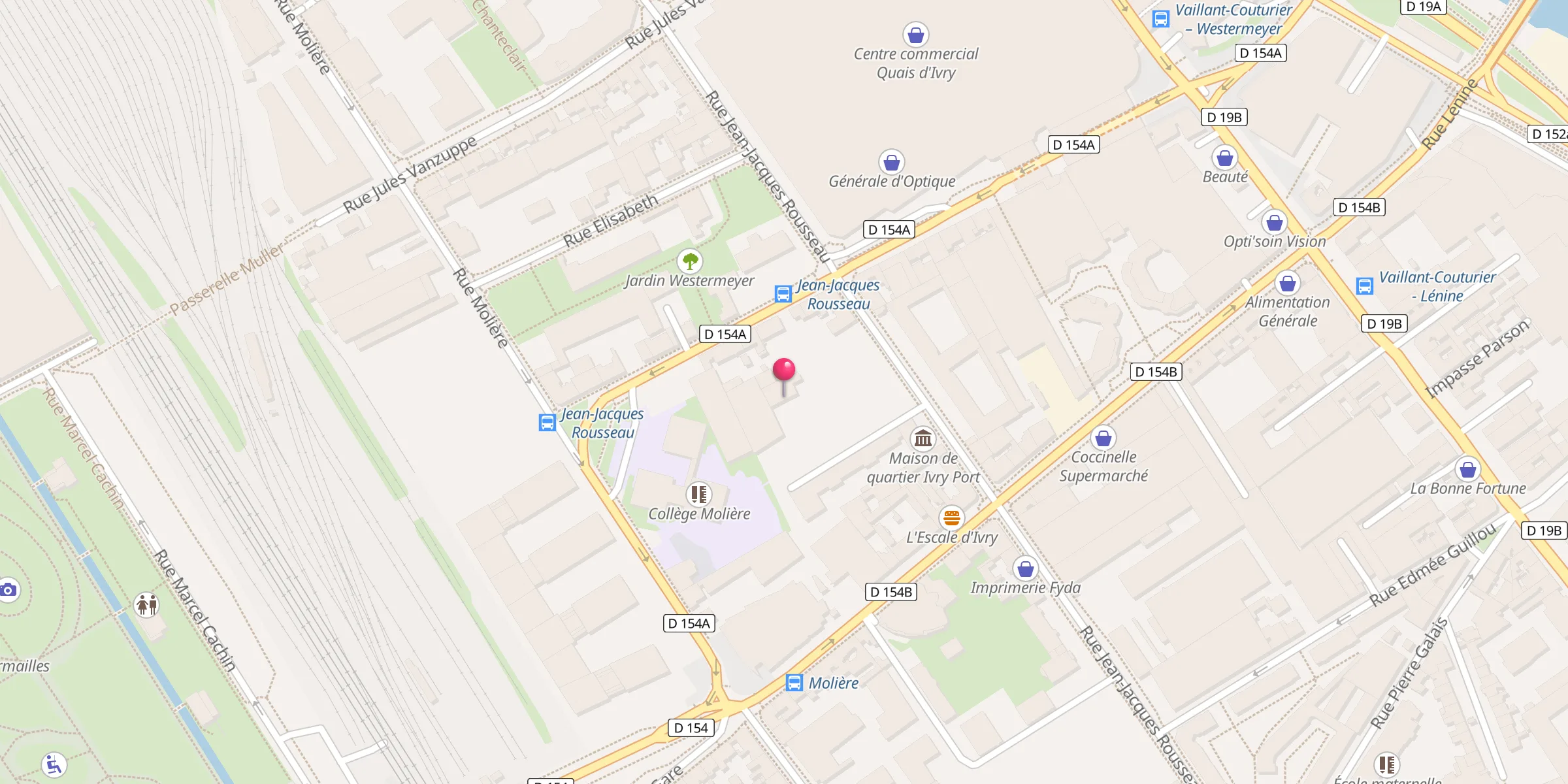 Carte de localisation : Mosquée An Nour