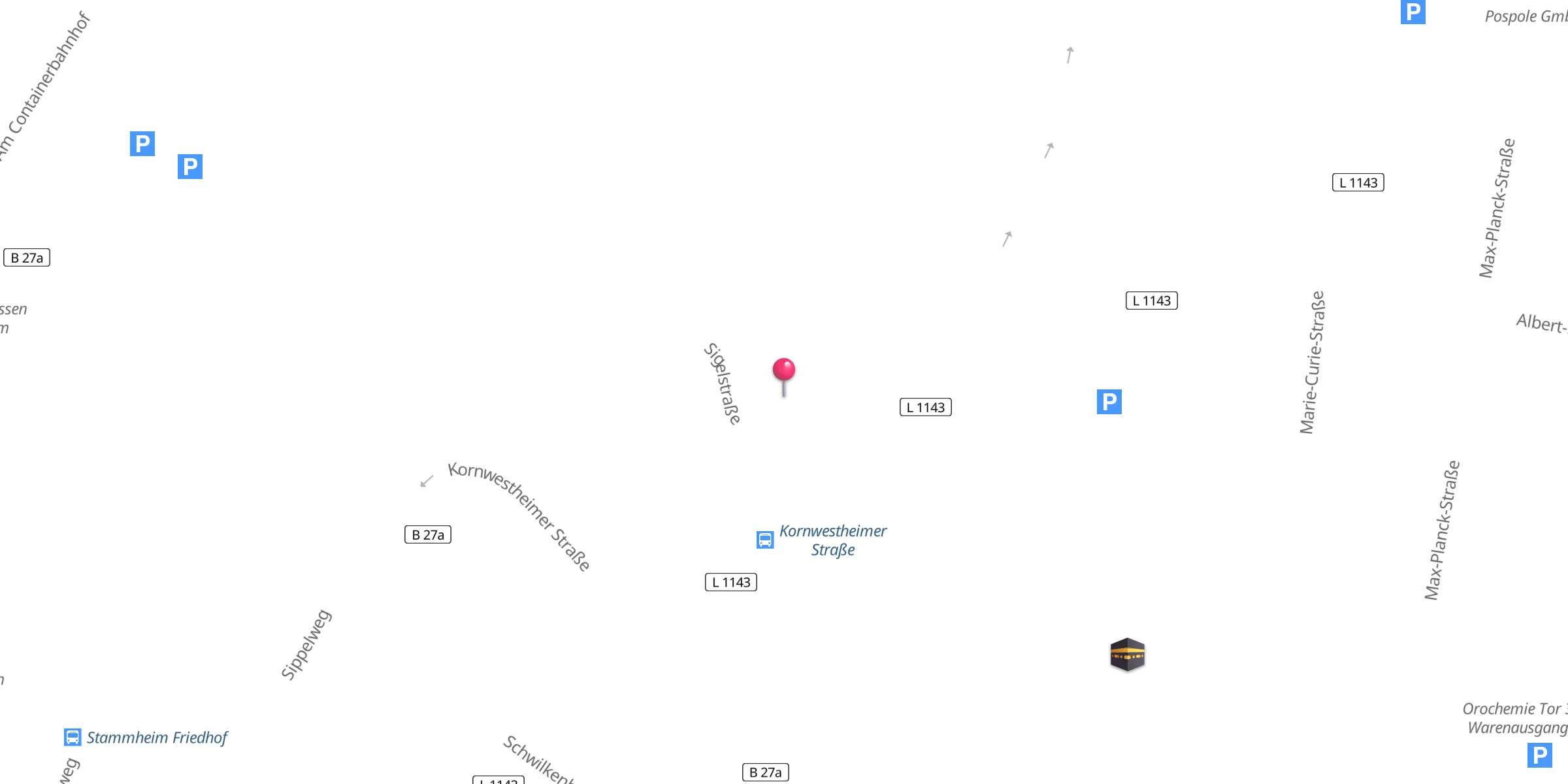 Carte de localisation : Ayasofya Moschee Kornwestheim