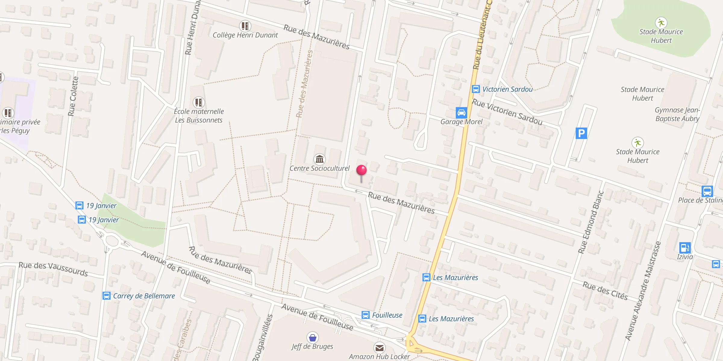 Carte de localisation : Mosquée de Rueil Malmaison