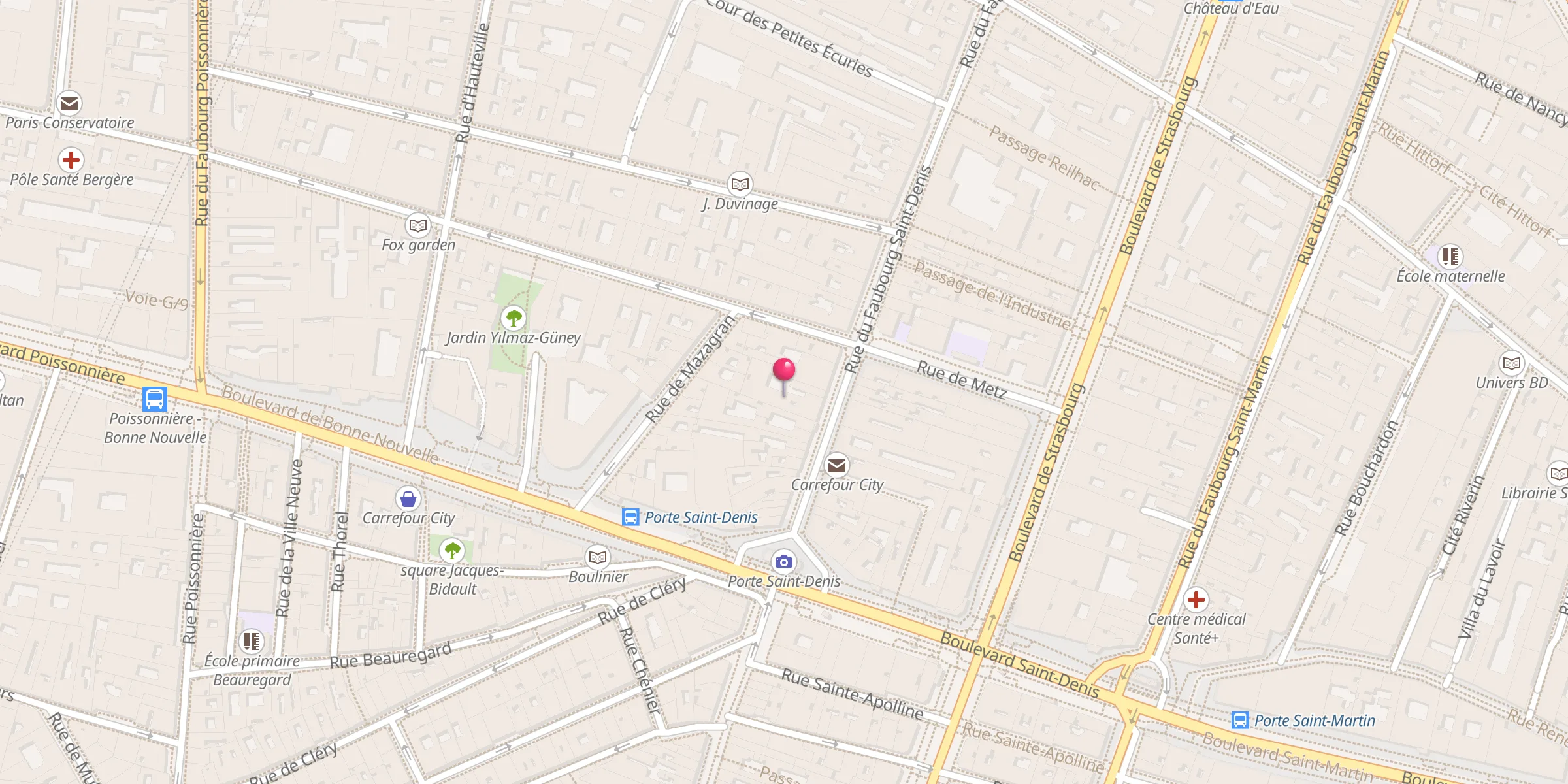 Carte de localisation : Centre Culturel Islamique