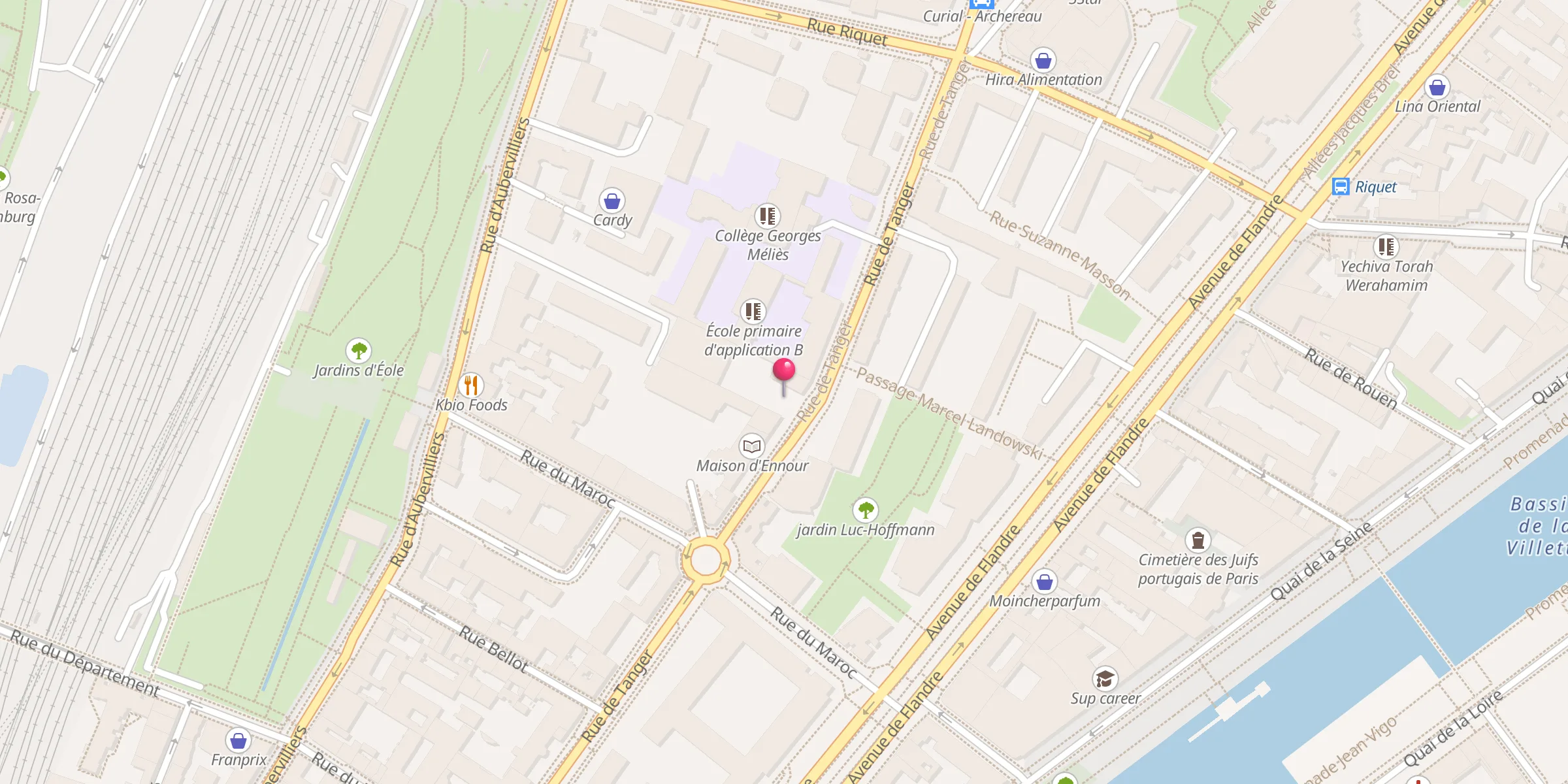 Carte de localisation : Mosquée A Daawa