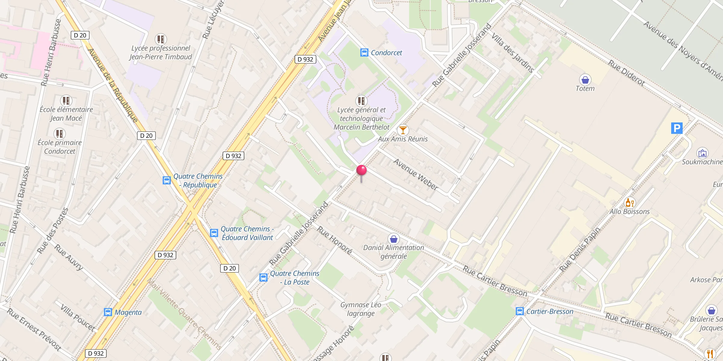 Carte de localisation : Assoc Ligue amicale des cultures et de recherche scientifique