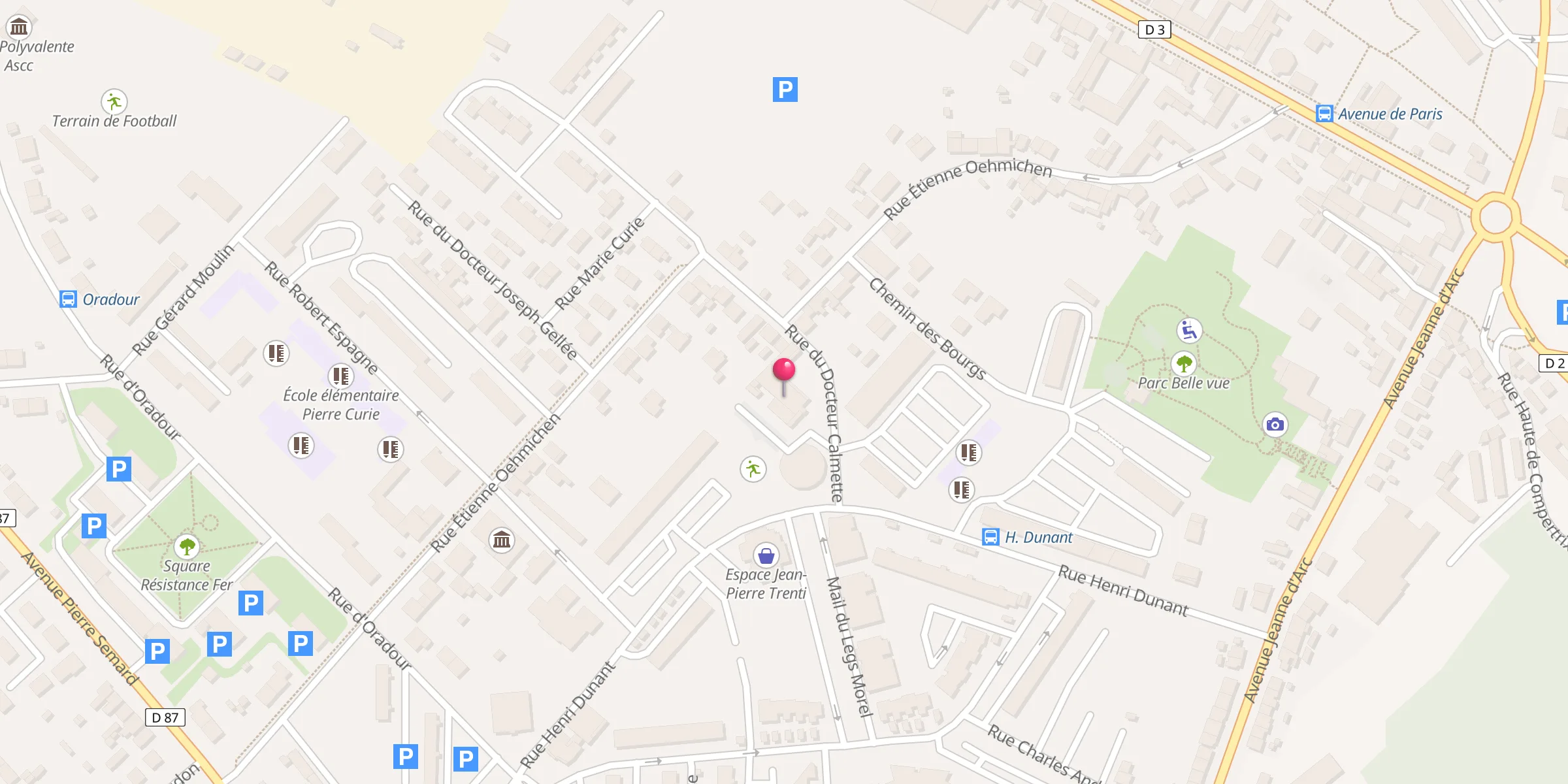 Carte de localisation : Mosquée AN NOUR