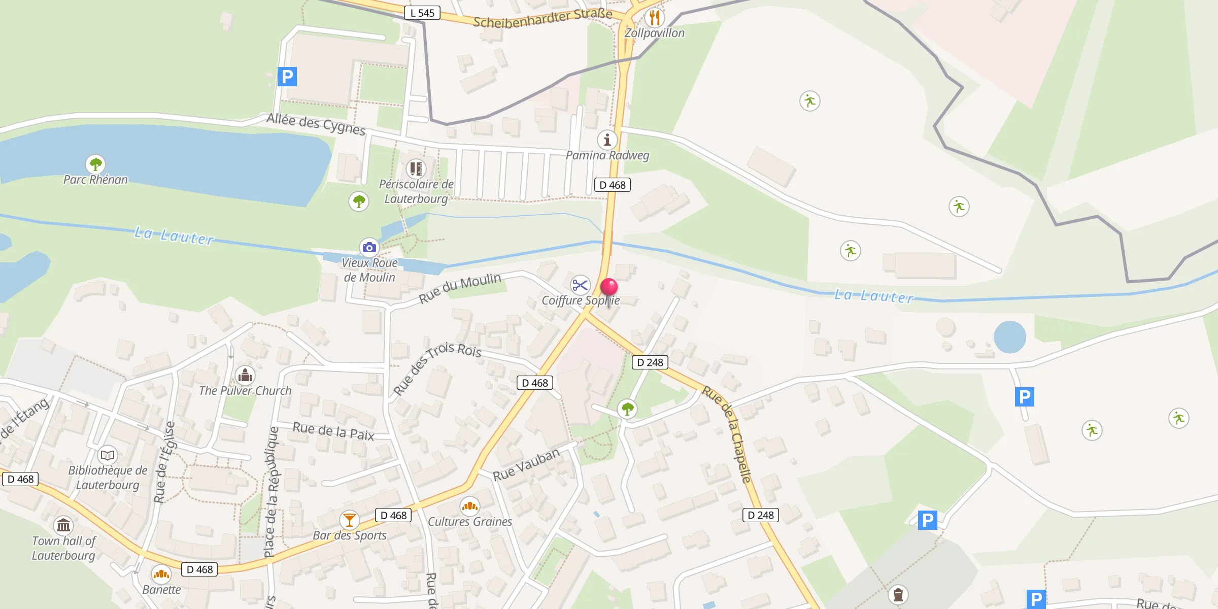 Carte de localisation : AIFML