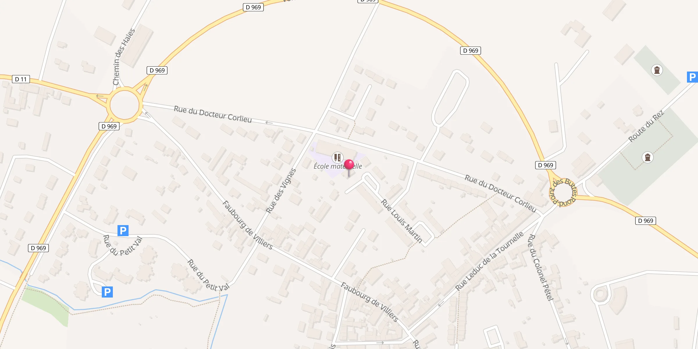 Carte de localisation : Mosquée de Charly-sur-Marne