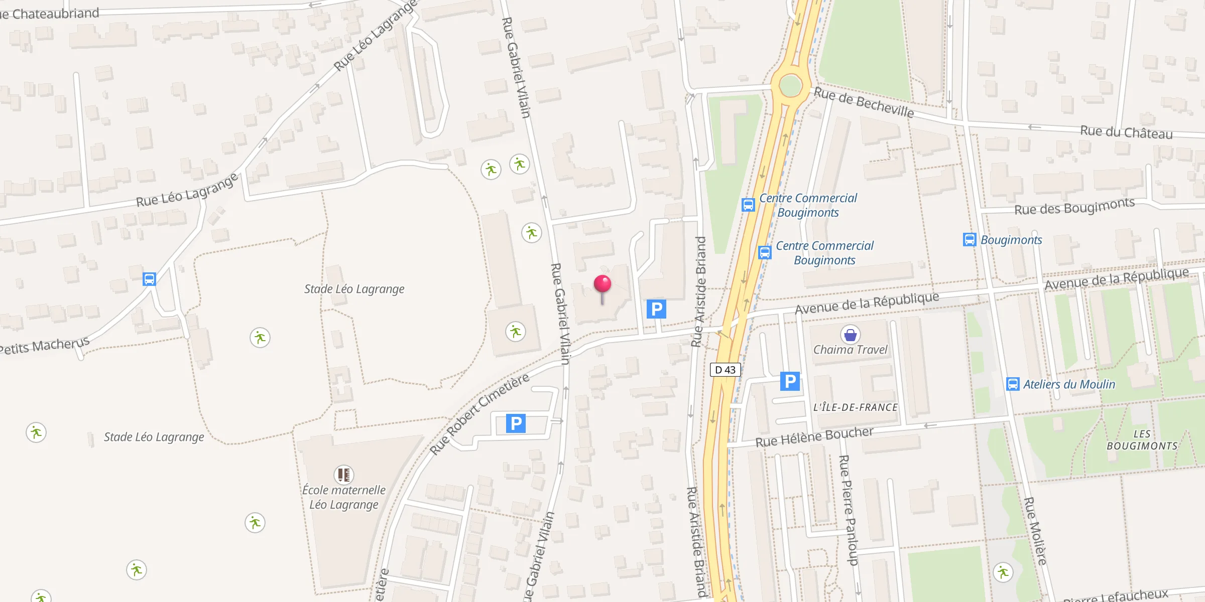 Carte de localisation : Mosquée Essalam
