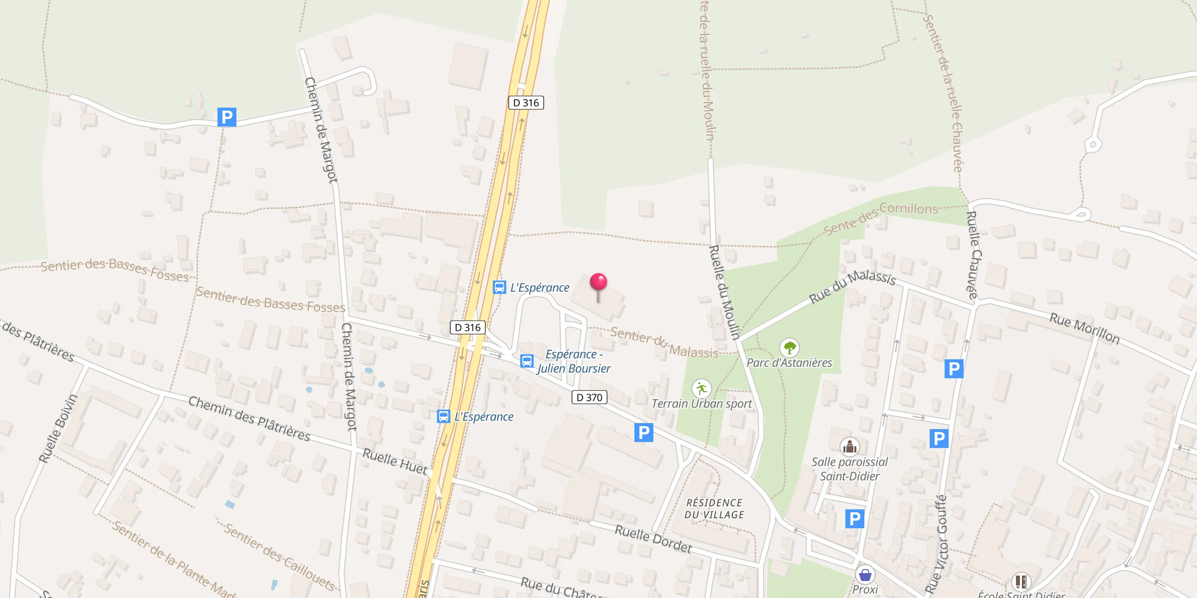 Carte de localisation : Grande Mosquée de Villiers Le Bel