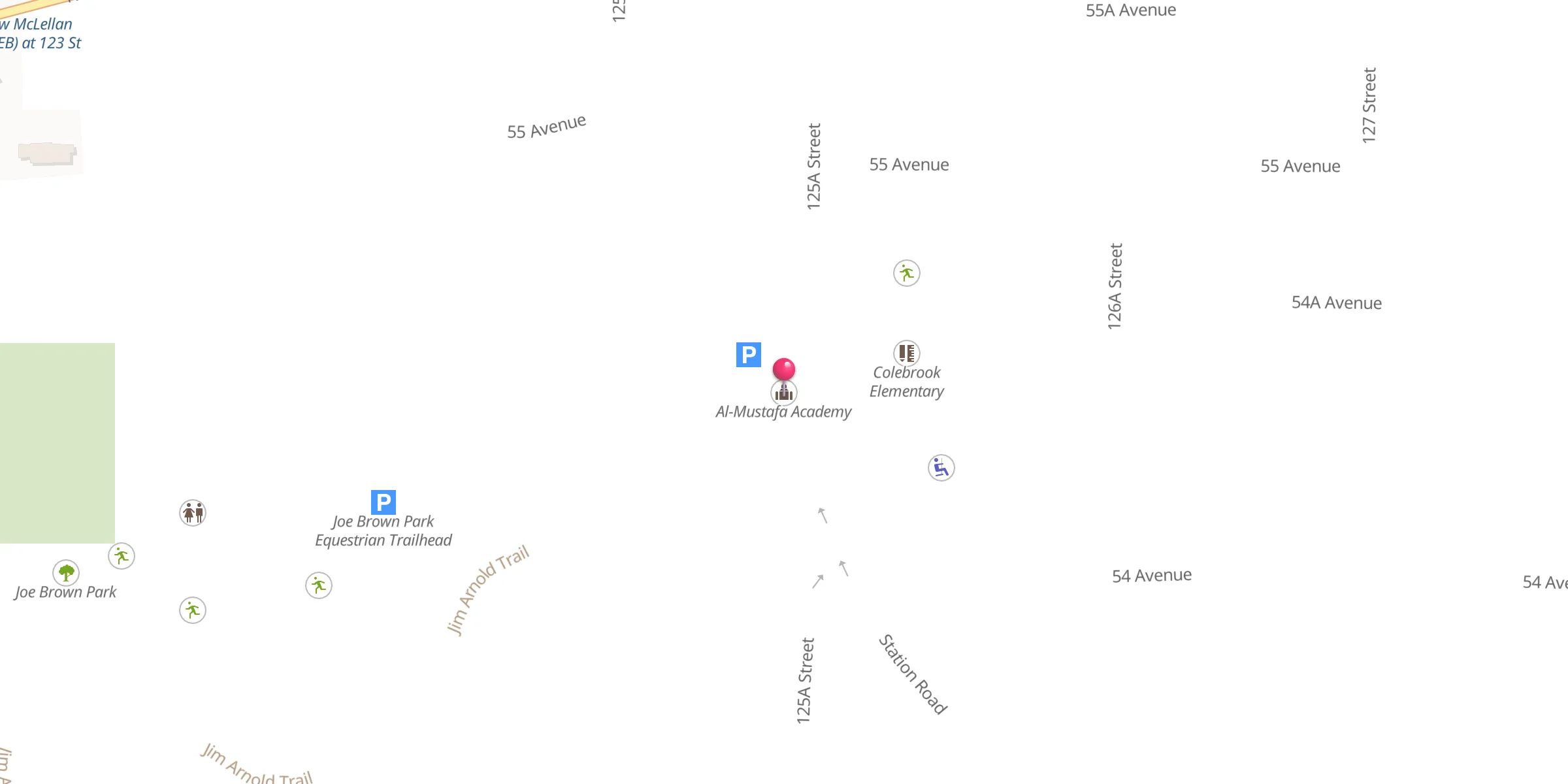 Carte de localisation : Al-Mustafa Academy