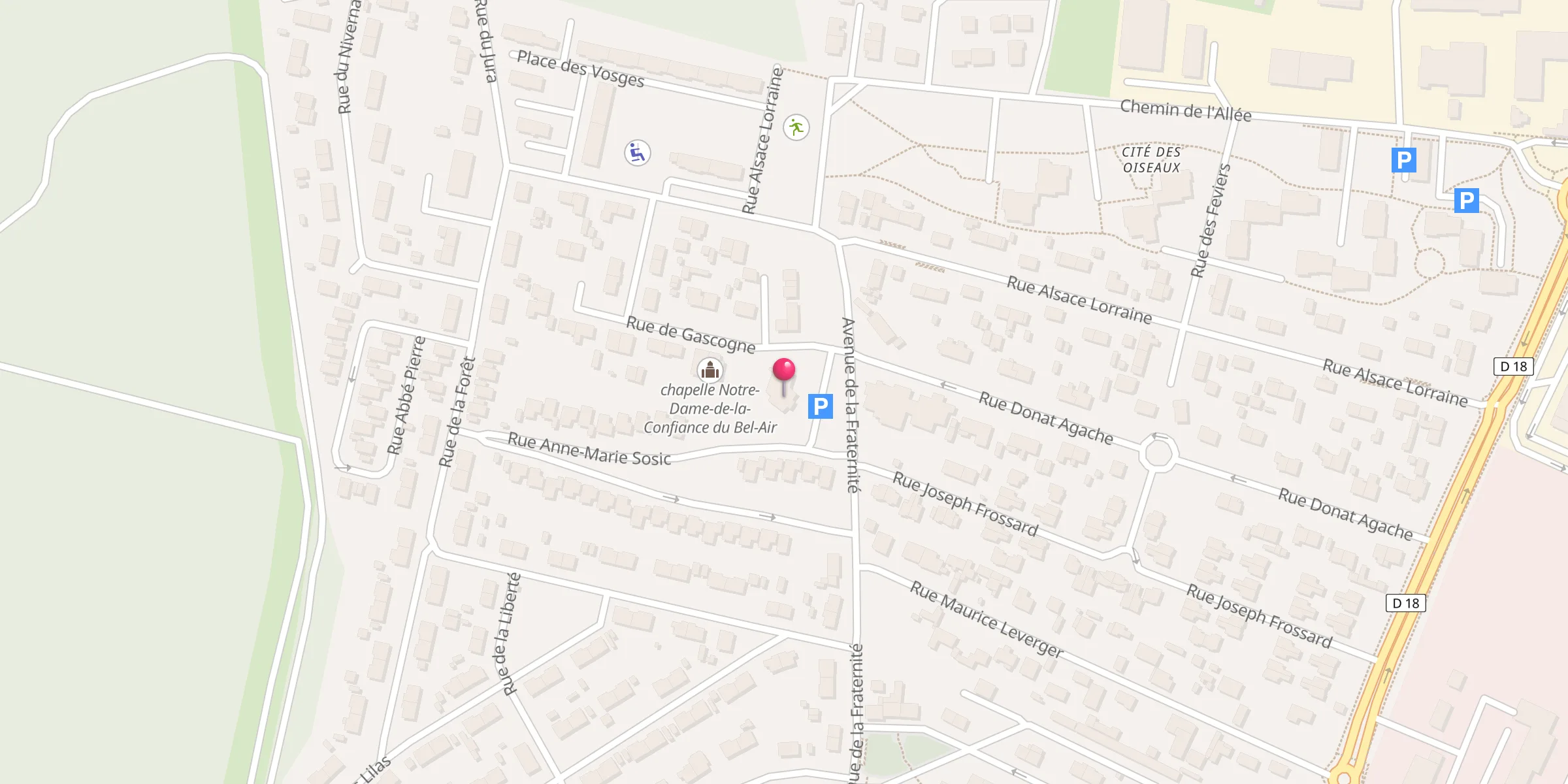 Carte de localisation : MOSQUEE OISSEL