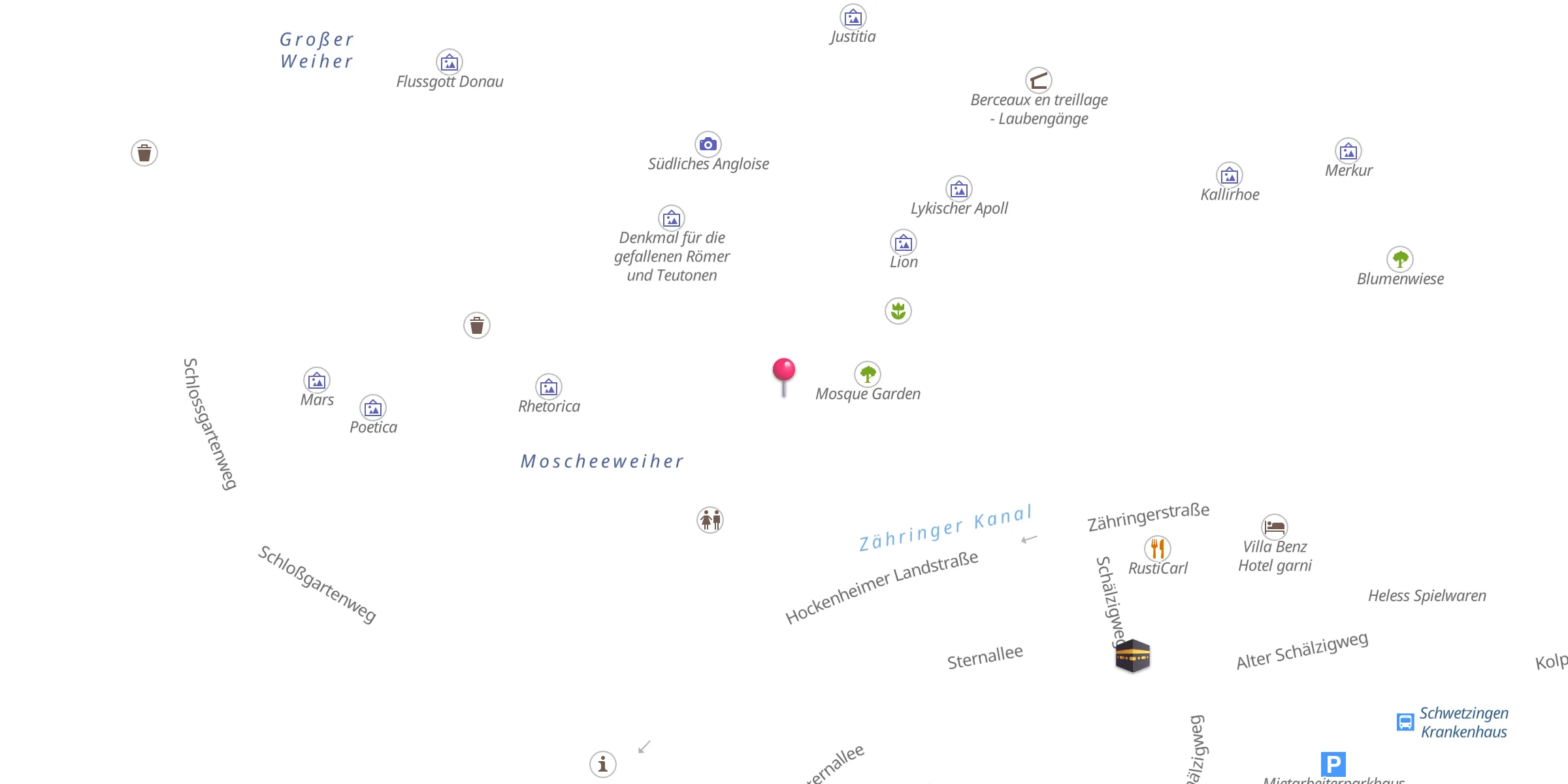 Carte de localisation : Moschee