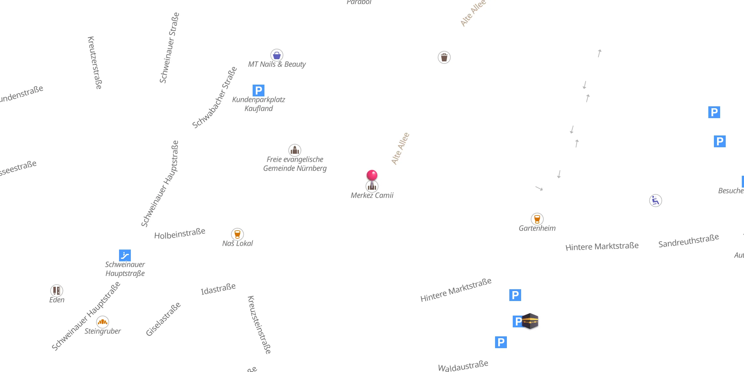 Carte de localisation : Merkez Camii