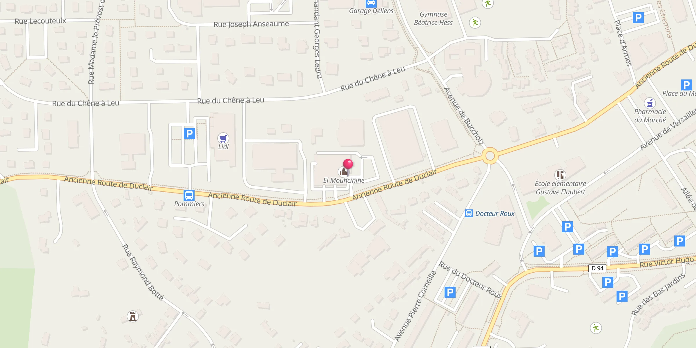 Carte de localisation : El Mouhcinine