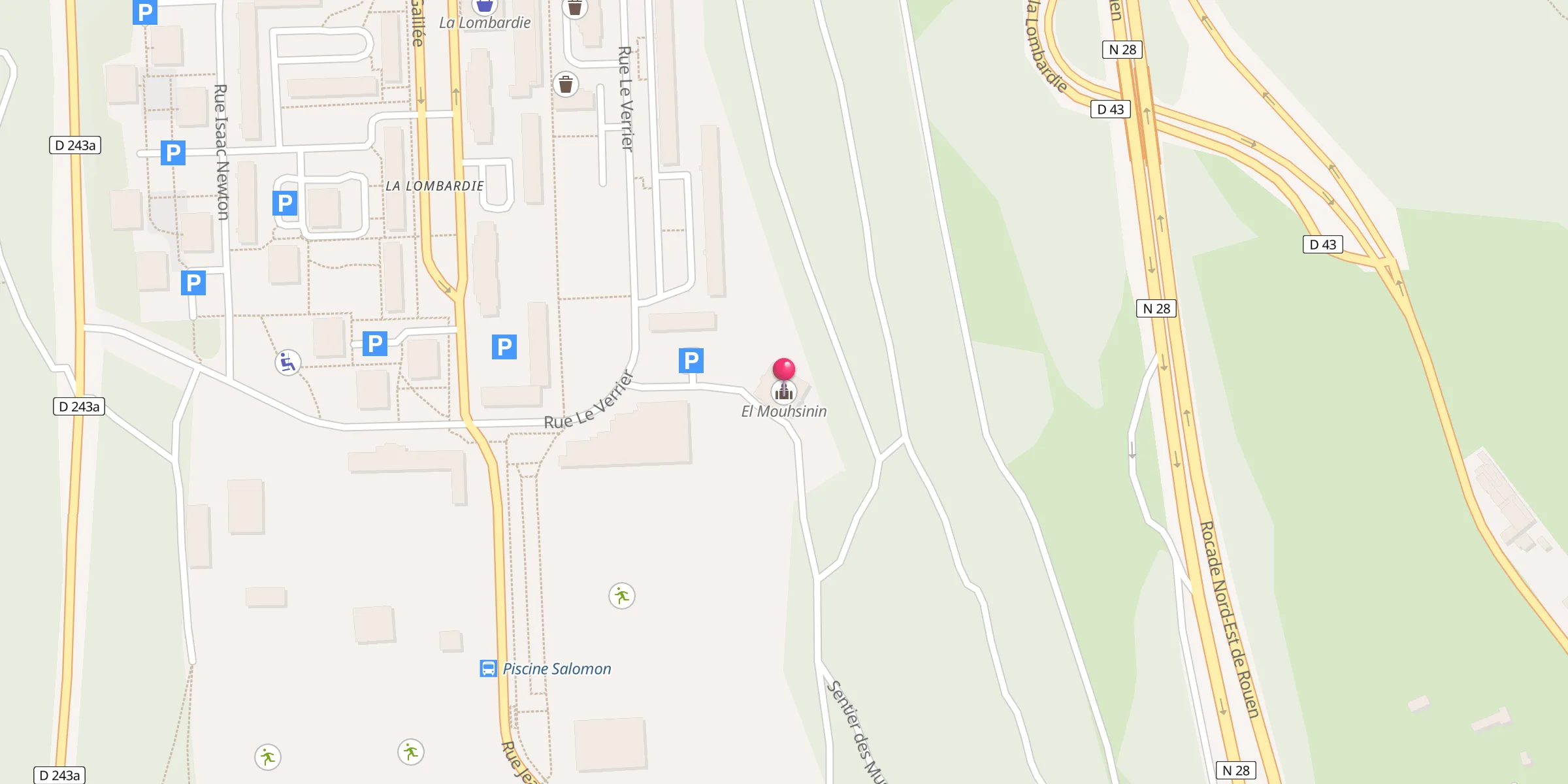 Carte de localisation : El Mouhsinin