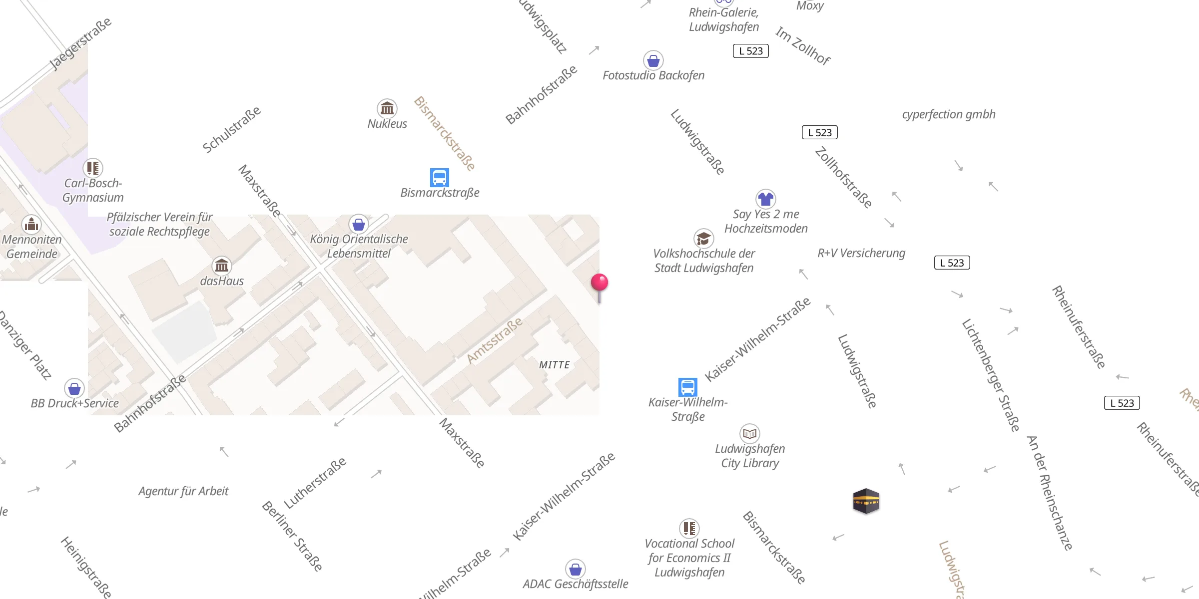 Carte de localisation : Deutsch-Marokkanischer Kulturverein