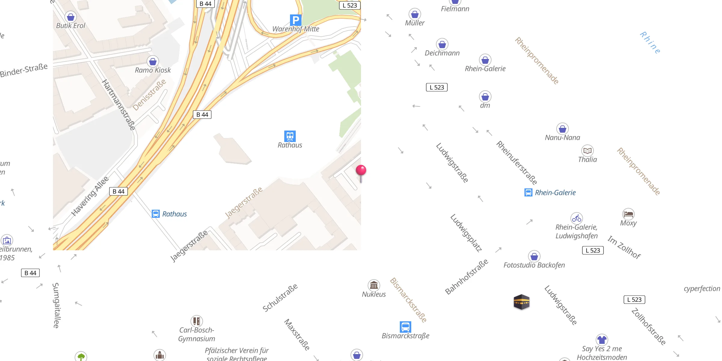 Carte de localisation : Merkez Camii