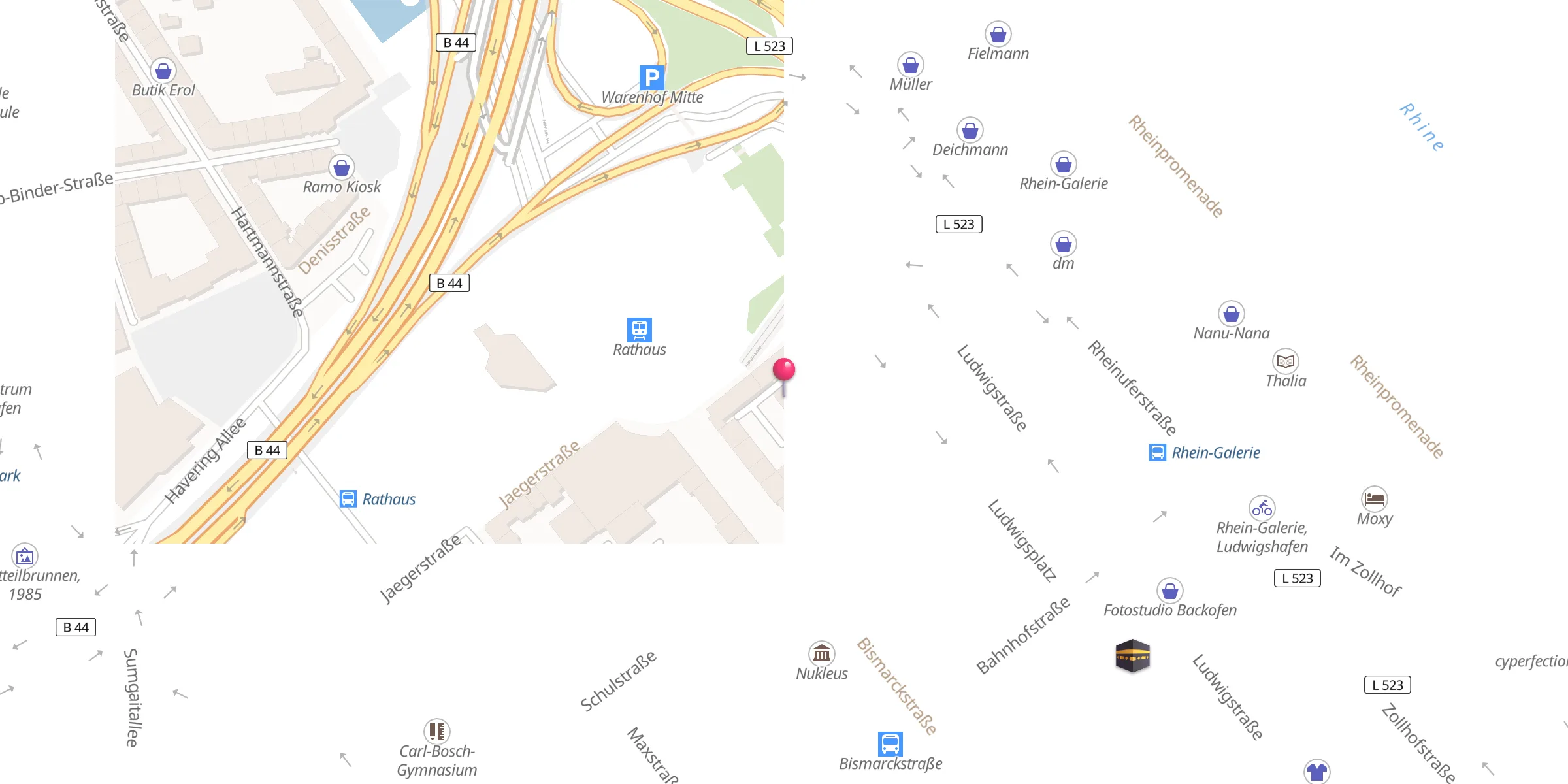 Carte de localisation : Othman Ibn Affan - Arabischer Kulturverein e.V