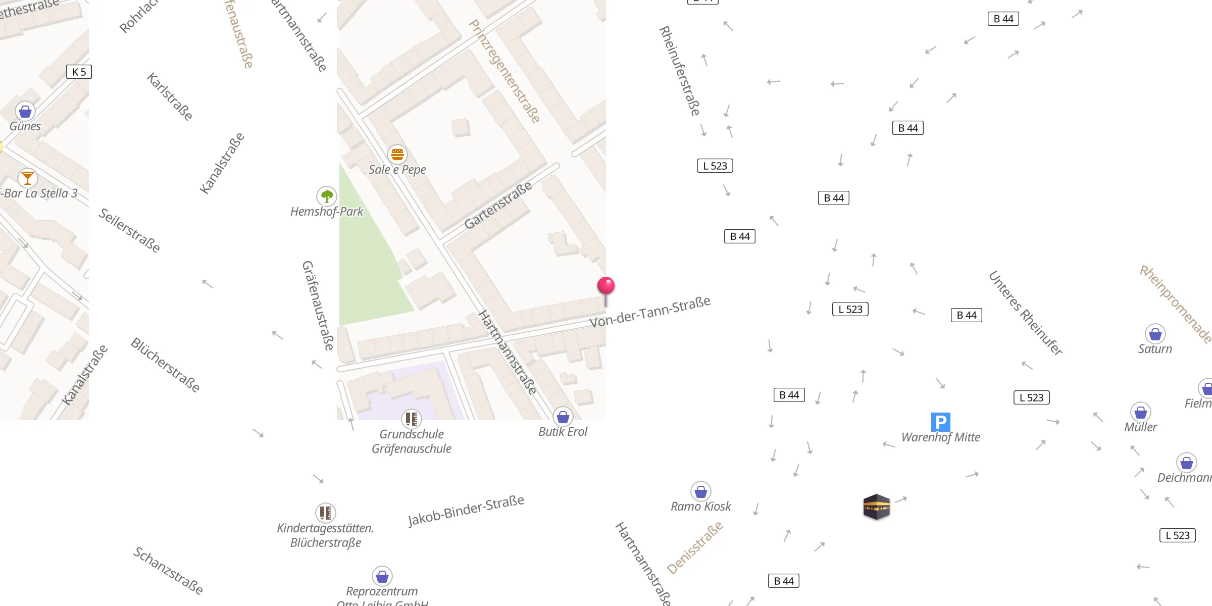 Carte de localisation : Mehmet Akif Camii