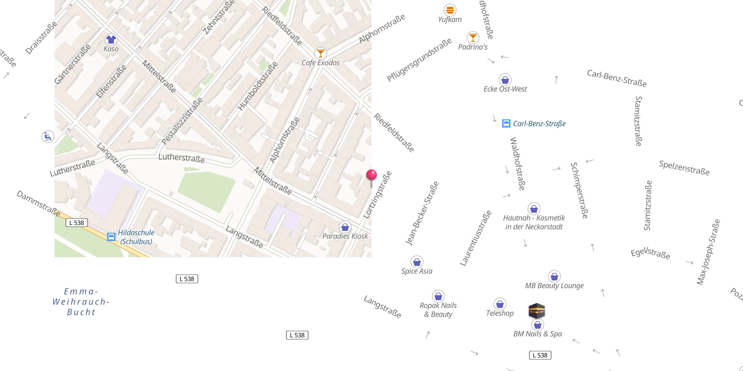 Carte de localisation : Al-Faruq Omar Center
