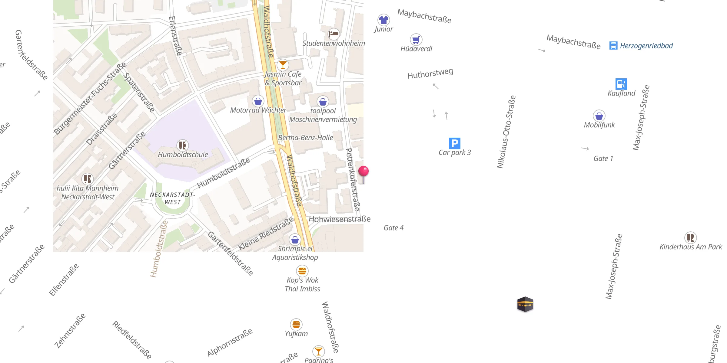Carte de localisation : Ulu Camii
