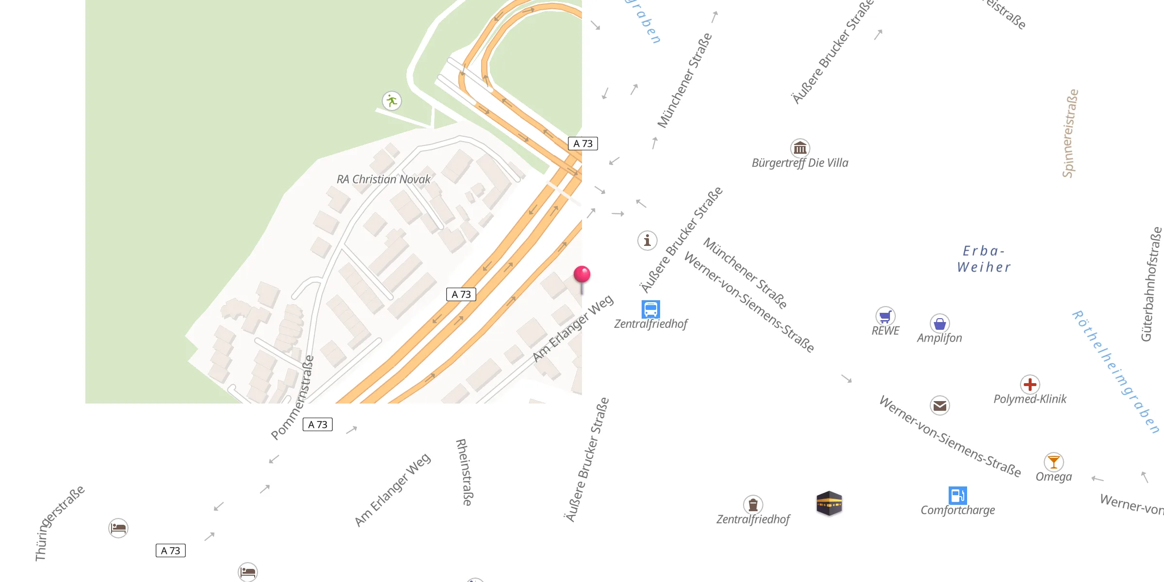 Carte de localisation : Friedensmoschee