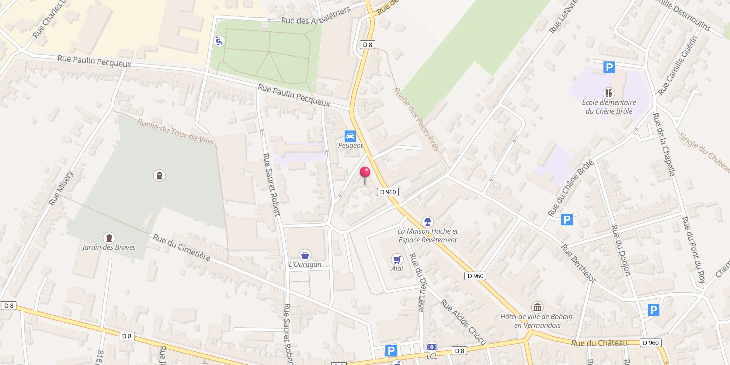 Carte de localisation : Centre Culturel IslamiqueTurc
