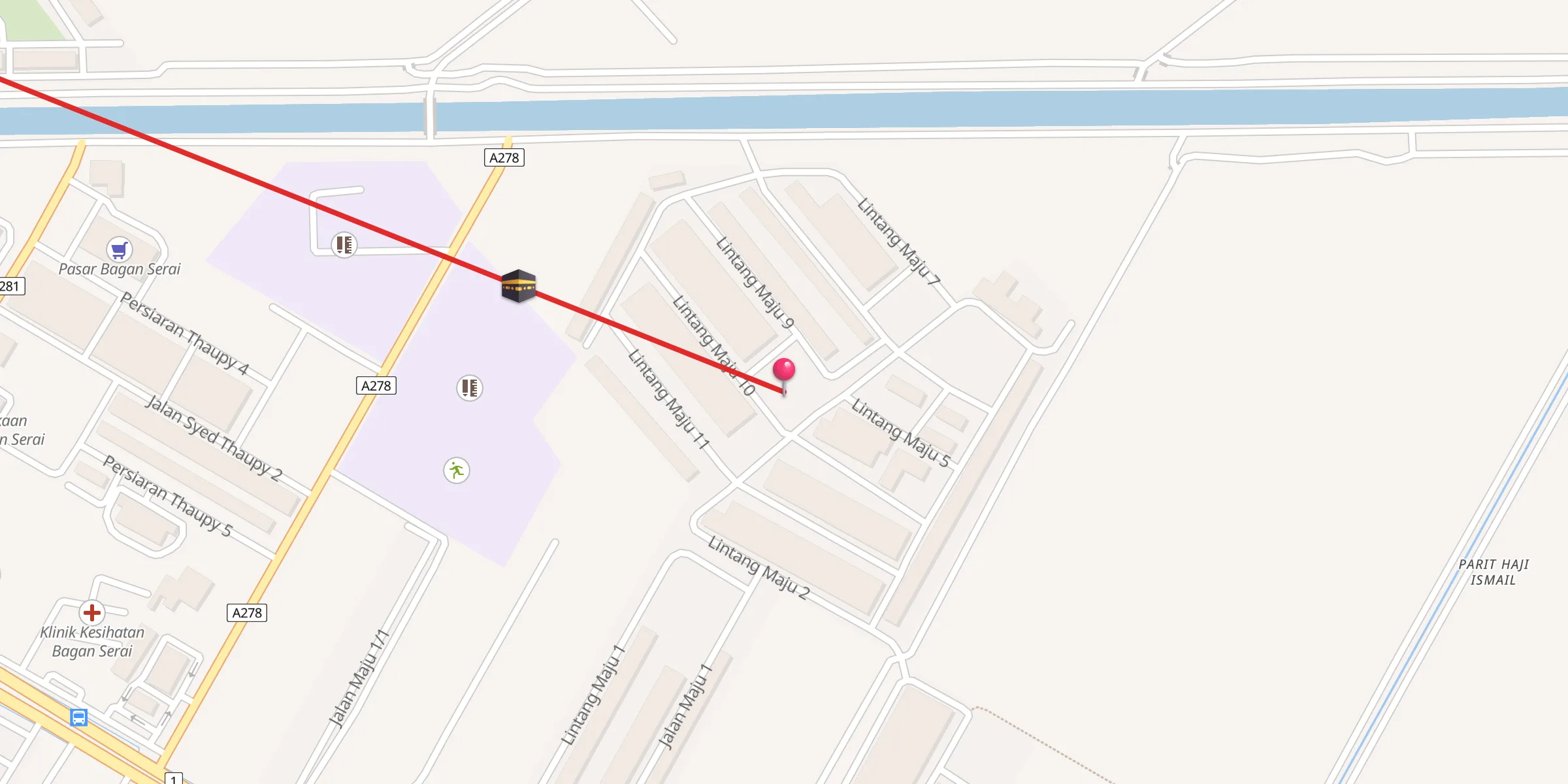 Carte de localisation : Surau At-Taqwa