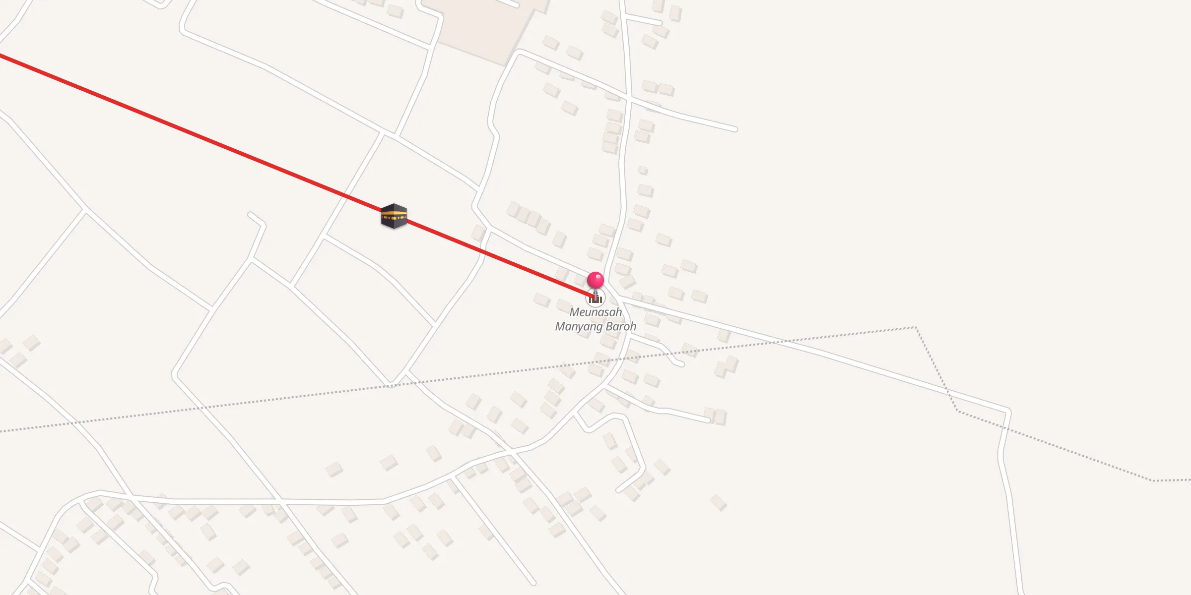 Carte de localisation : Meunasah Manyang Baroh