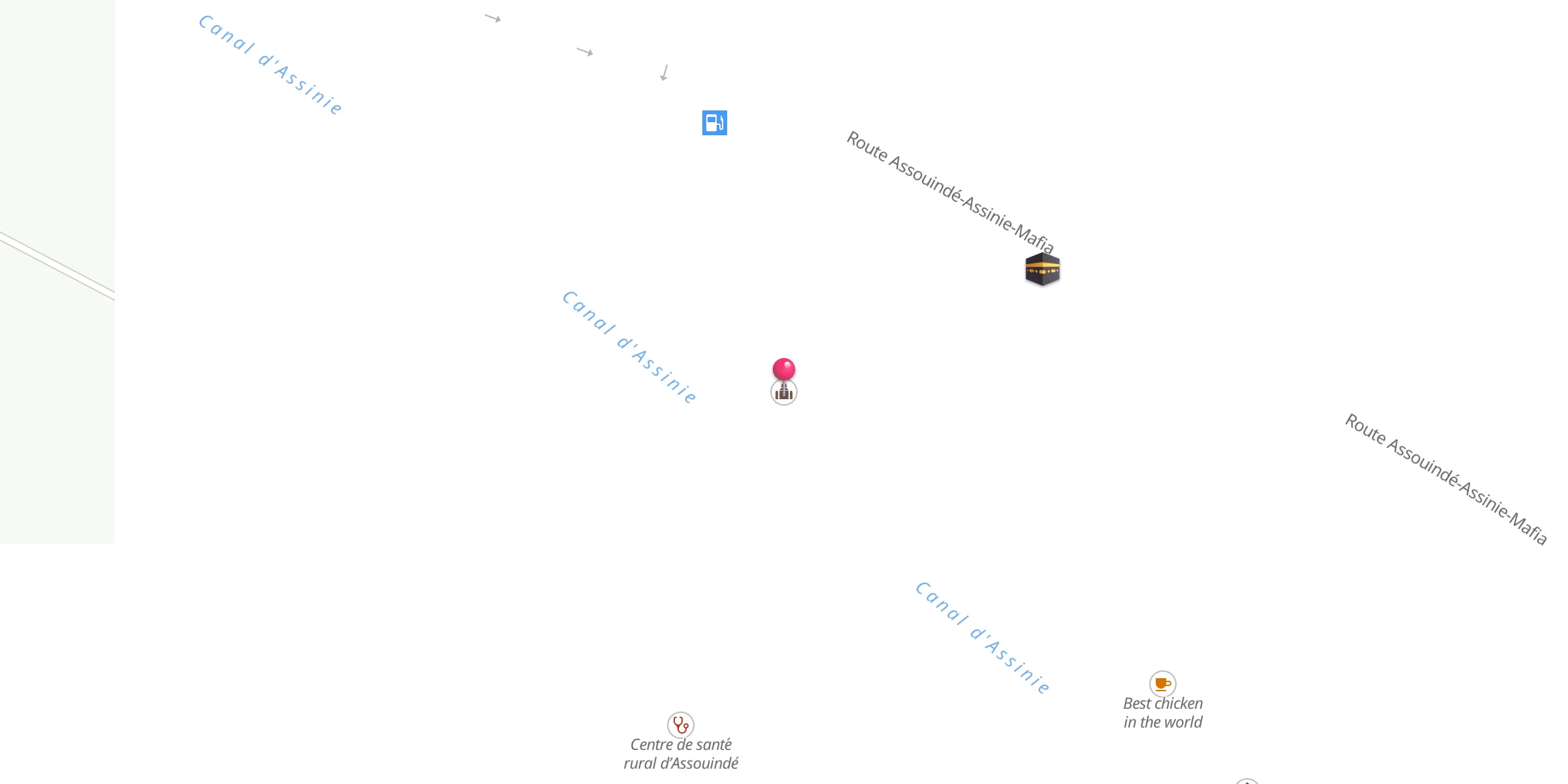 Carte de localisation : Mosquée