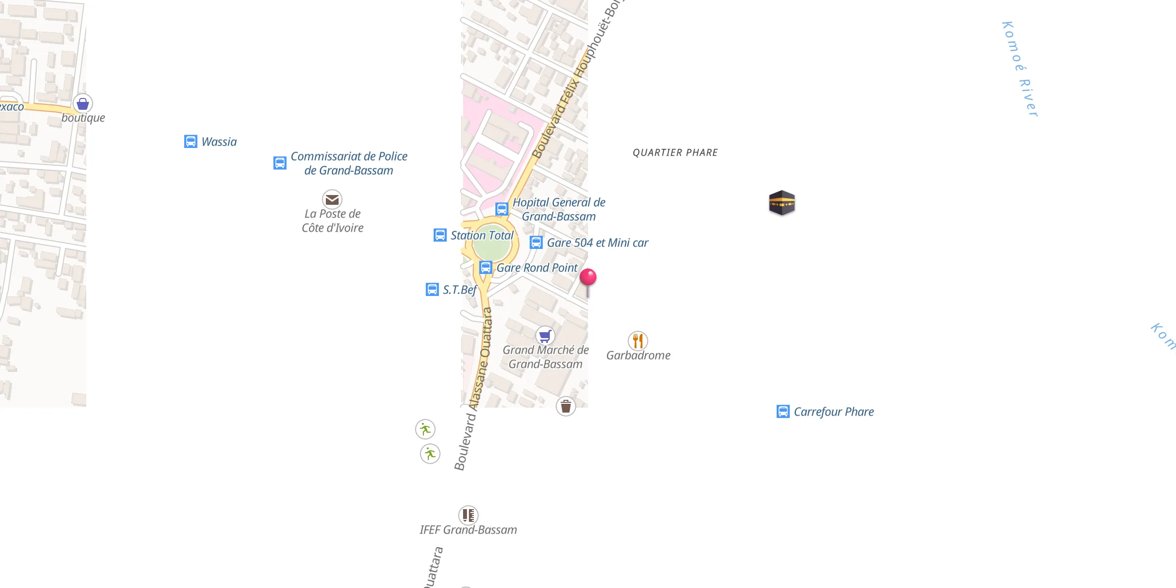 Carte de localisation : Mosquée Sénégalaise