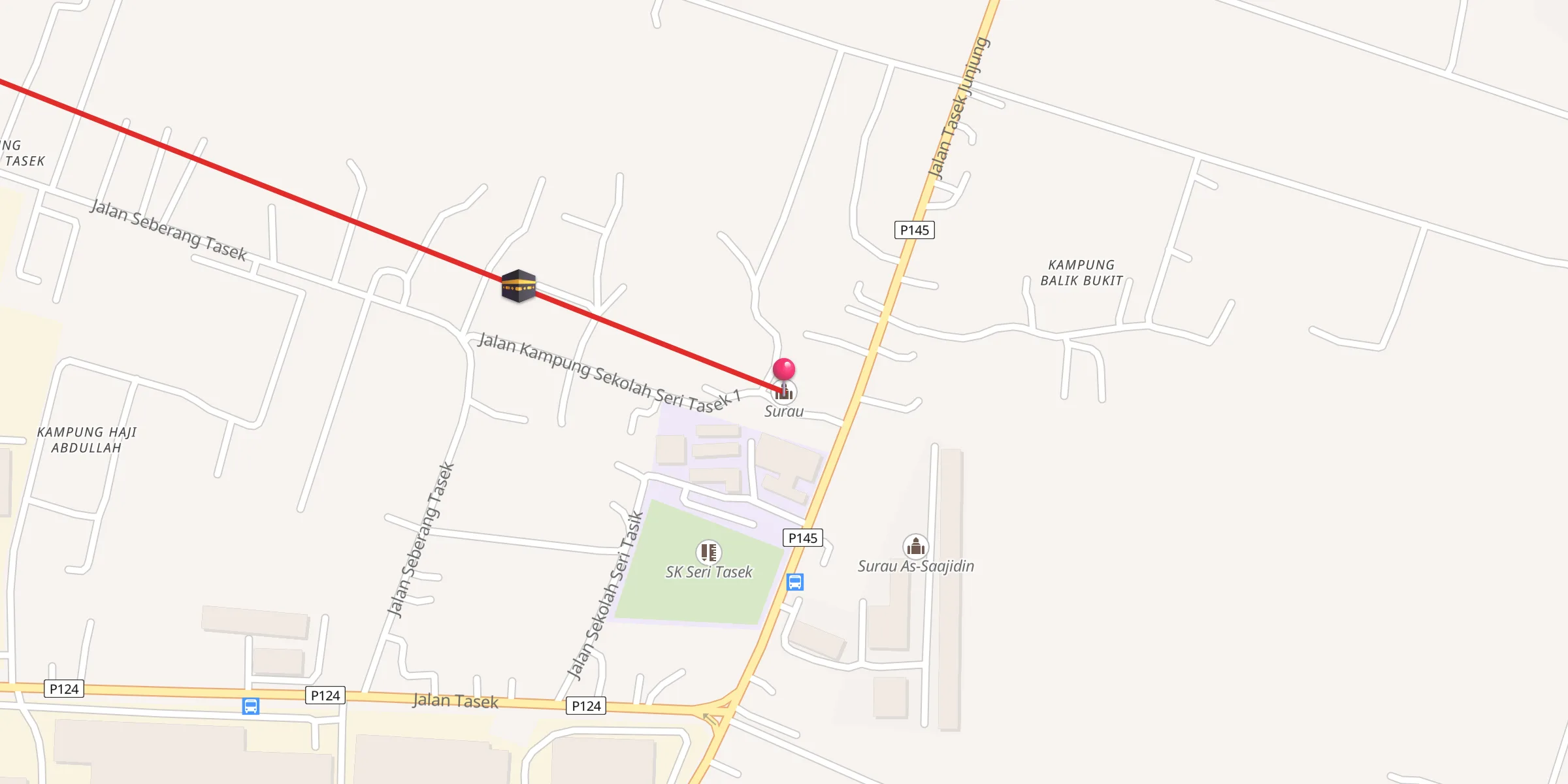 Carte de localisation : Surau