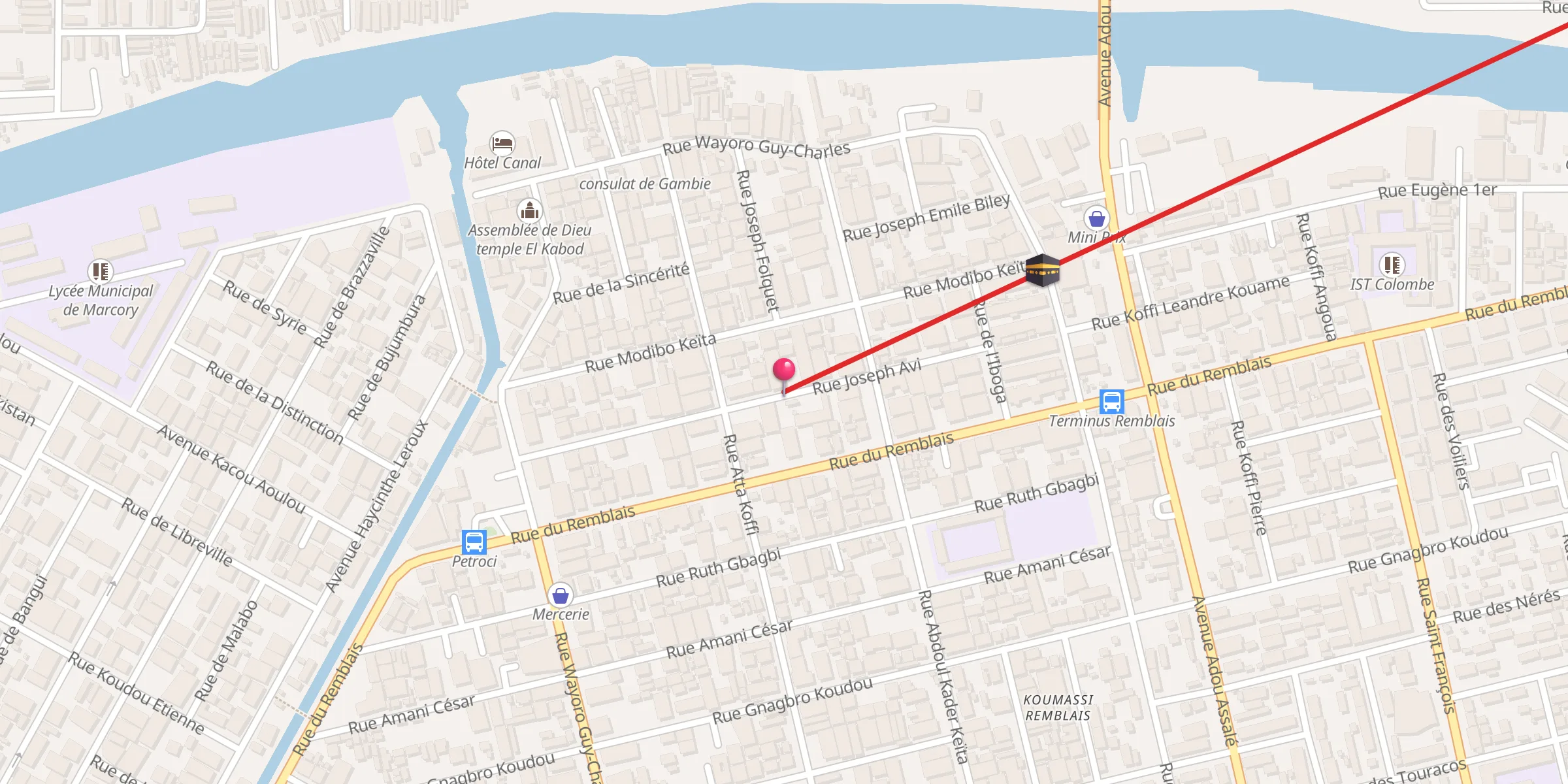 Carte de localisation : Mosquée Aliizat