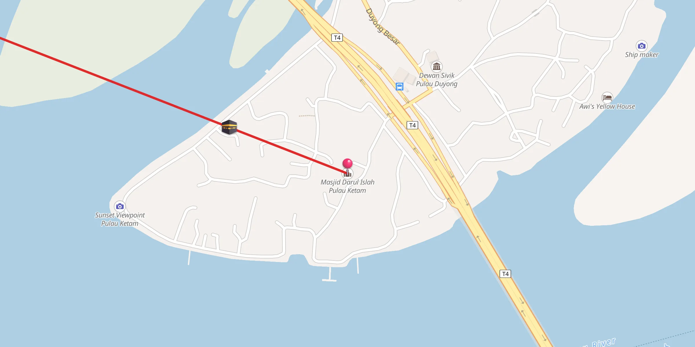 Carte de localisation : Masjid Darul Islah Pulau Ketam