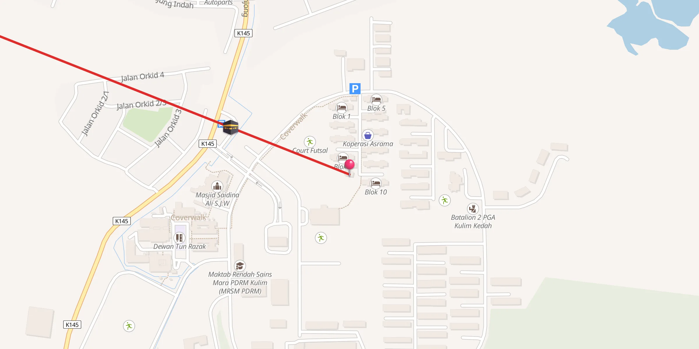 Carte de localisation : Pusat Modal Insan