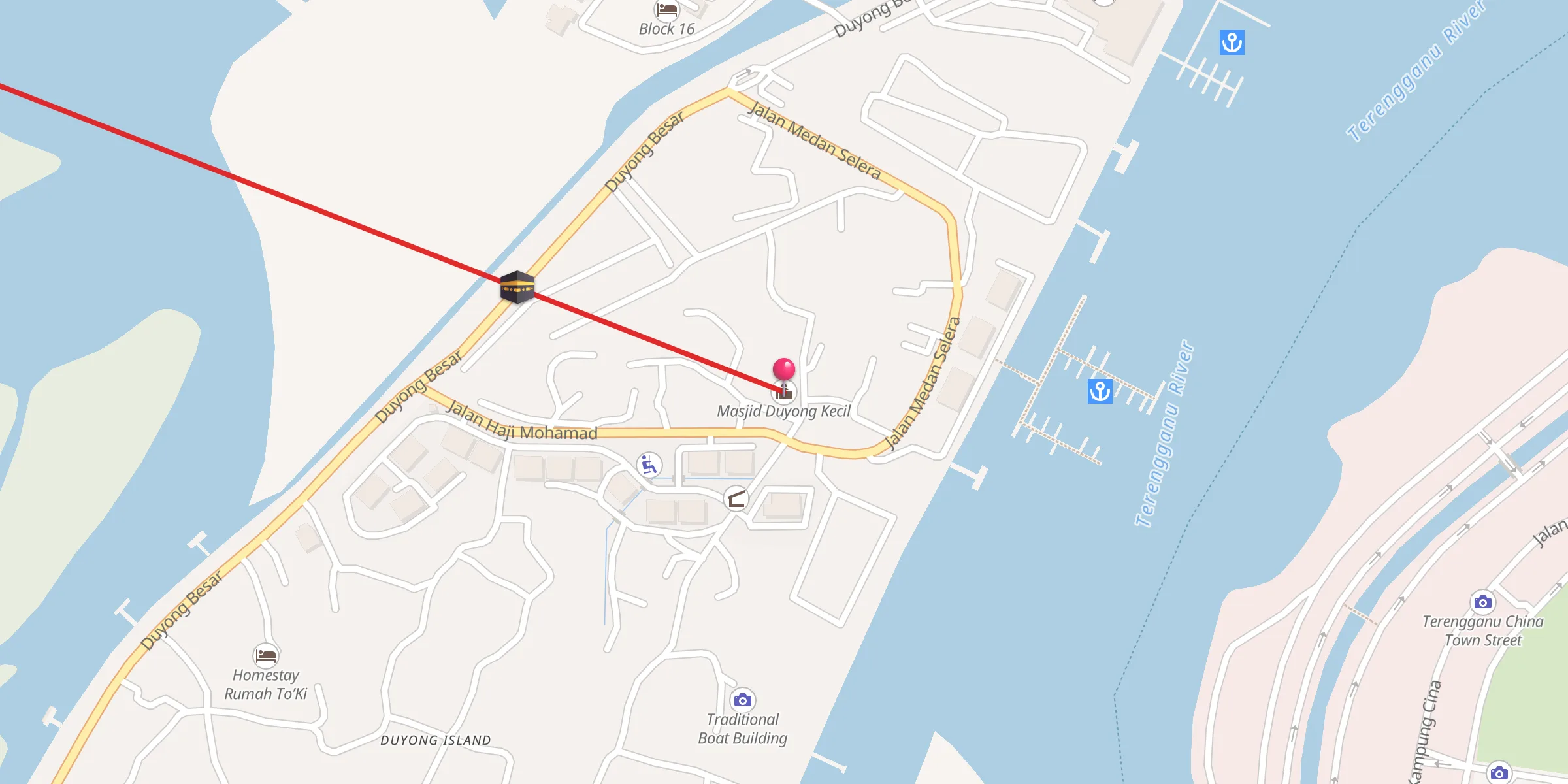 Carte de localisation : Masjid Duyong Kecil