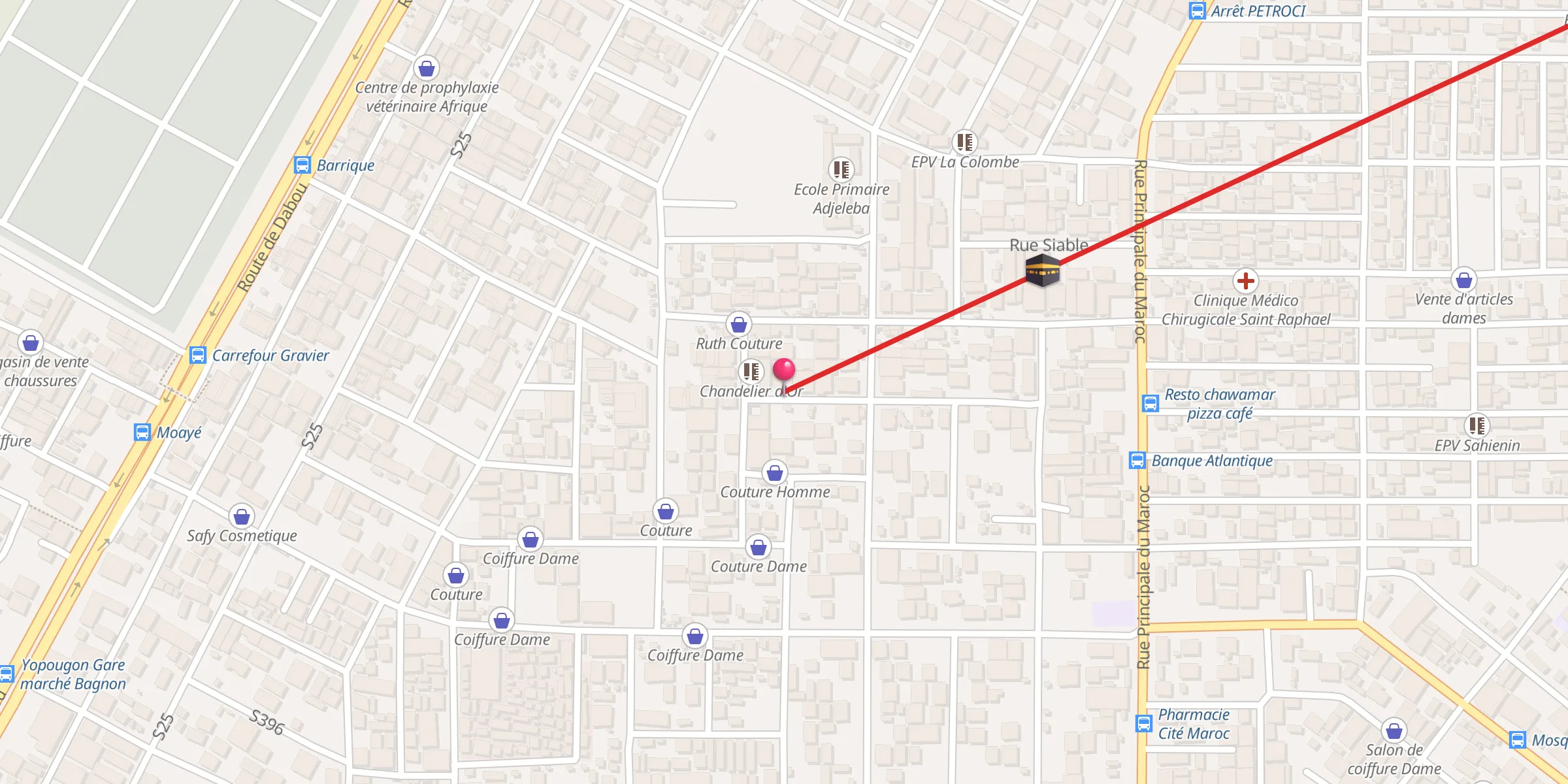 Carte de localisation : Mosquée Al-Mouya Hidine