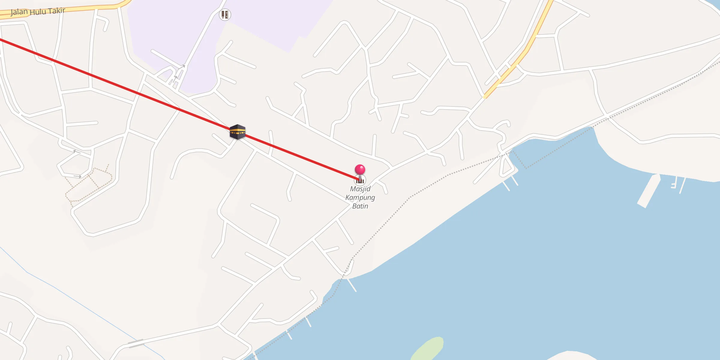 Carte de localisation : Masjid Kampung Batin