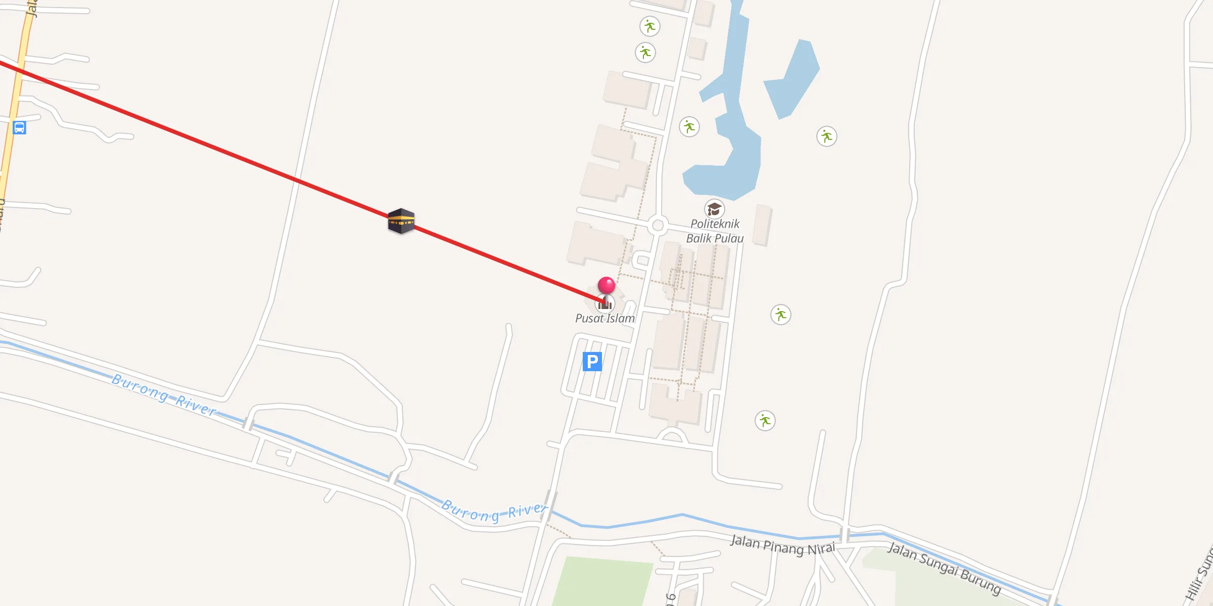 Carte de localisation : Pusat Islam