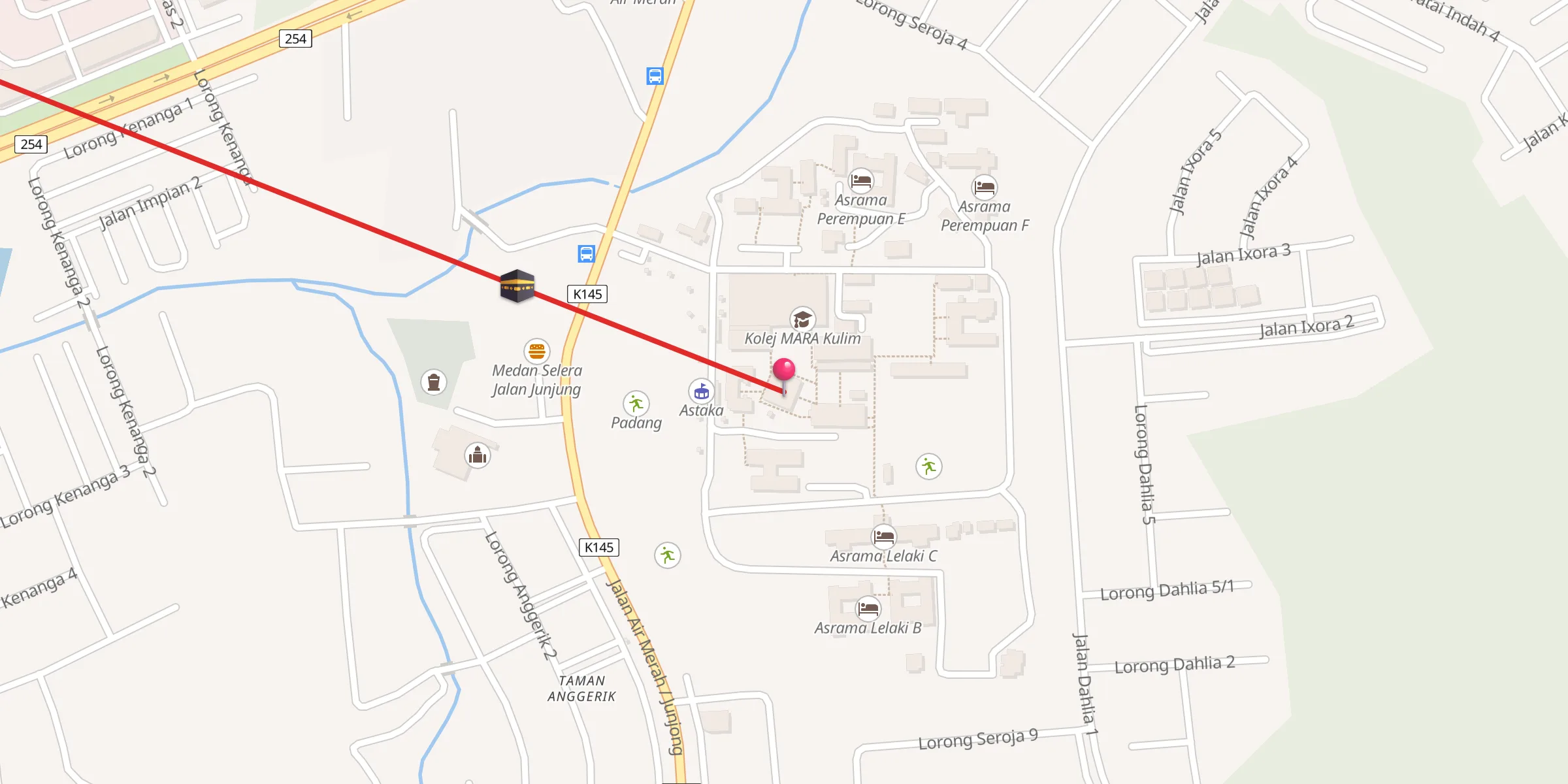 Carte de localisation : Surau