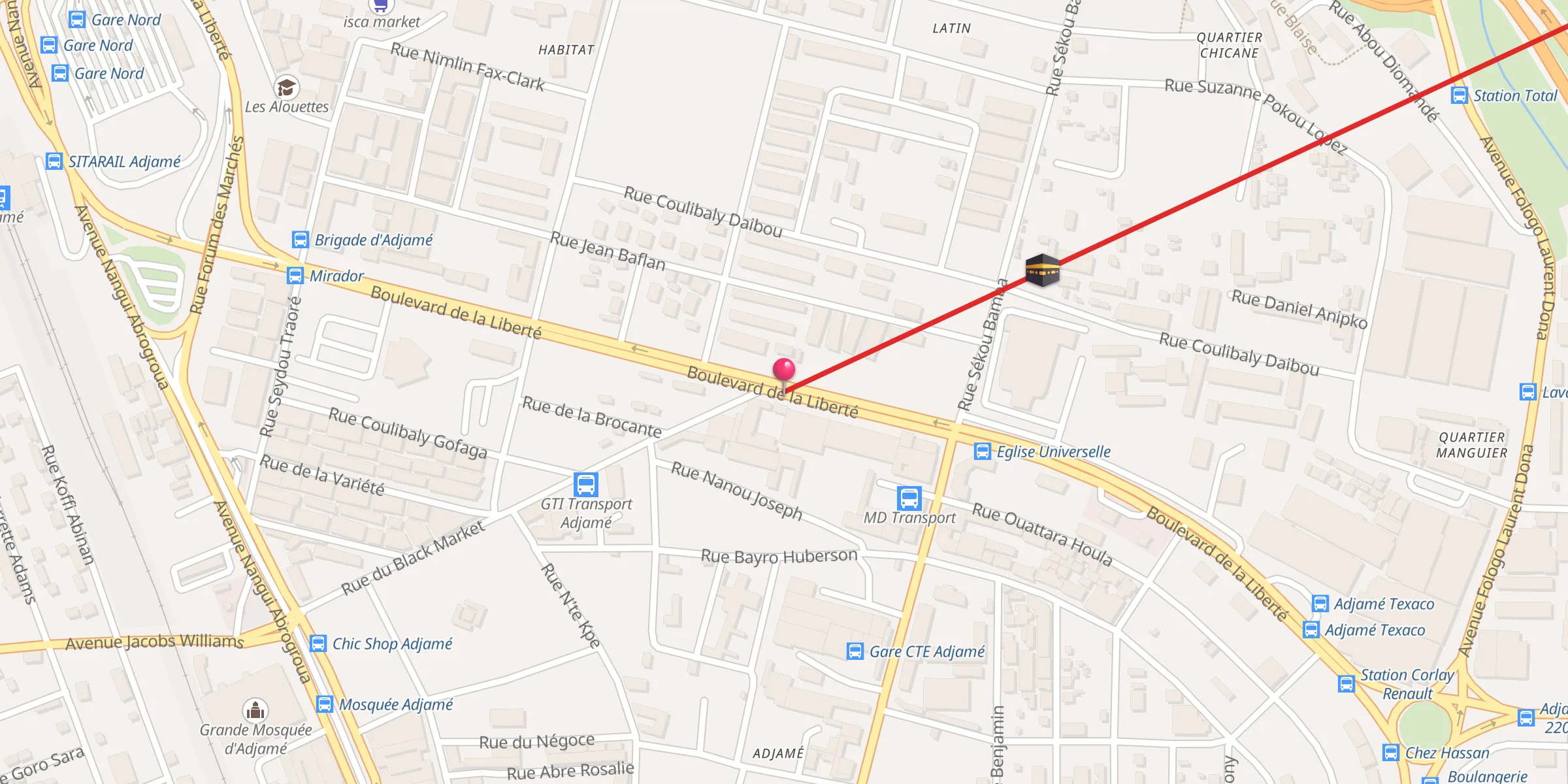 Carte de localisation : As Sahaba