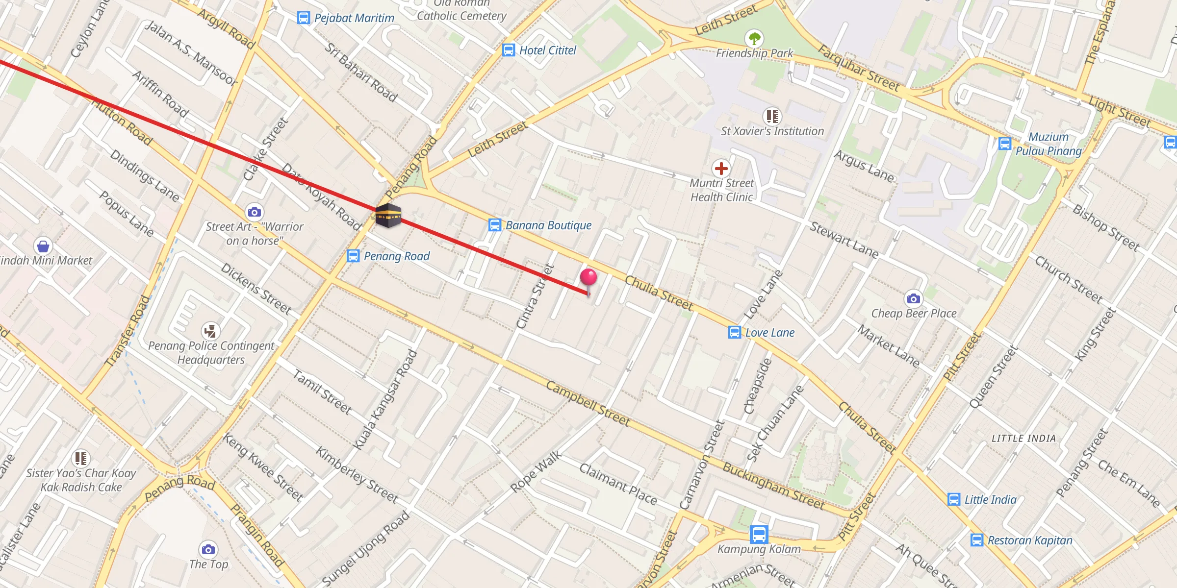 Carte de localisation : Masjid Jamek Alimsah Waley
