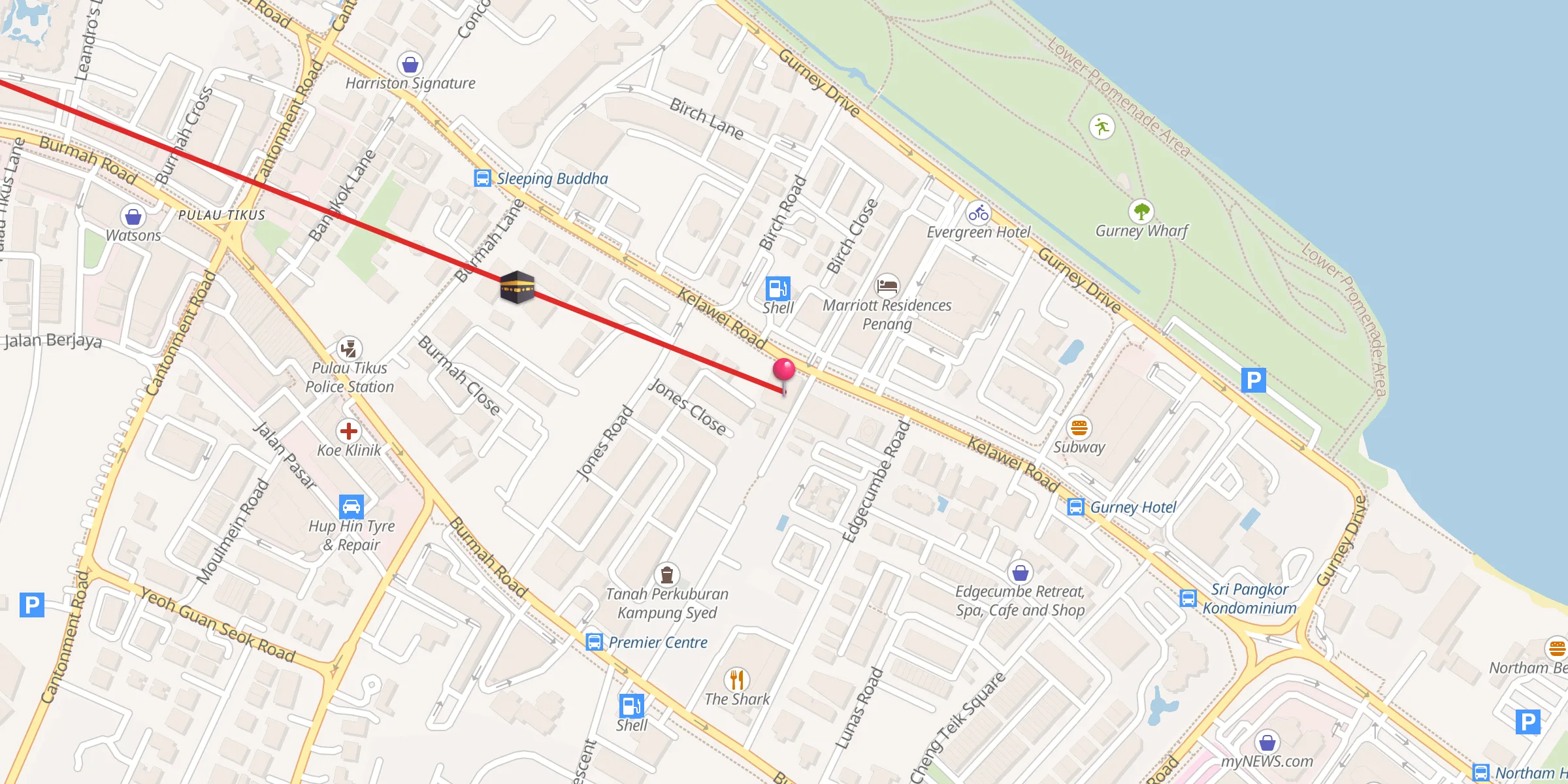 Carte de localisation : Masjid Jamek Al-Munauwar