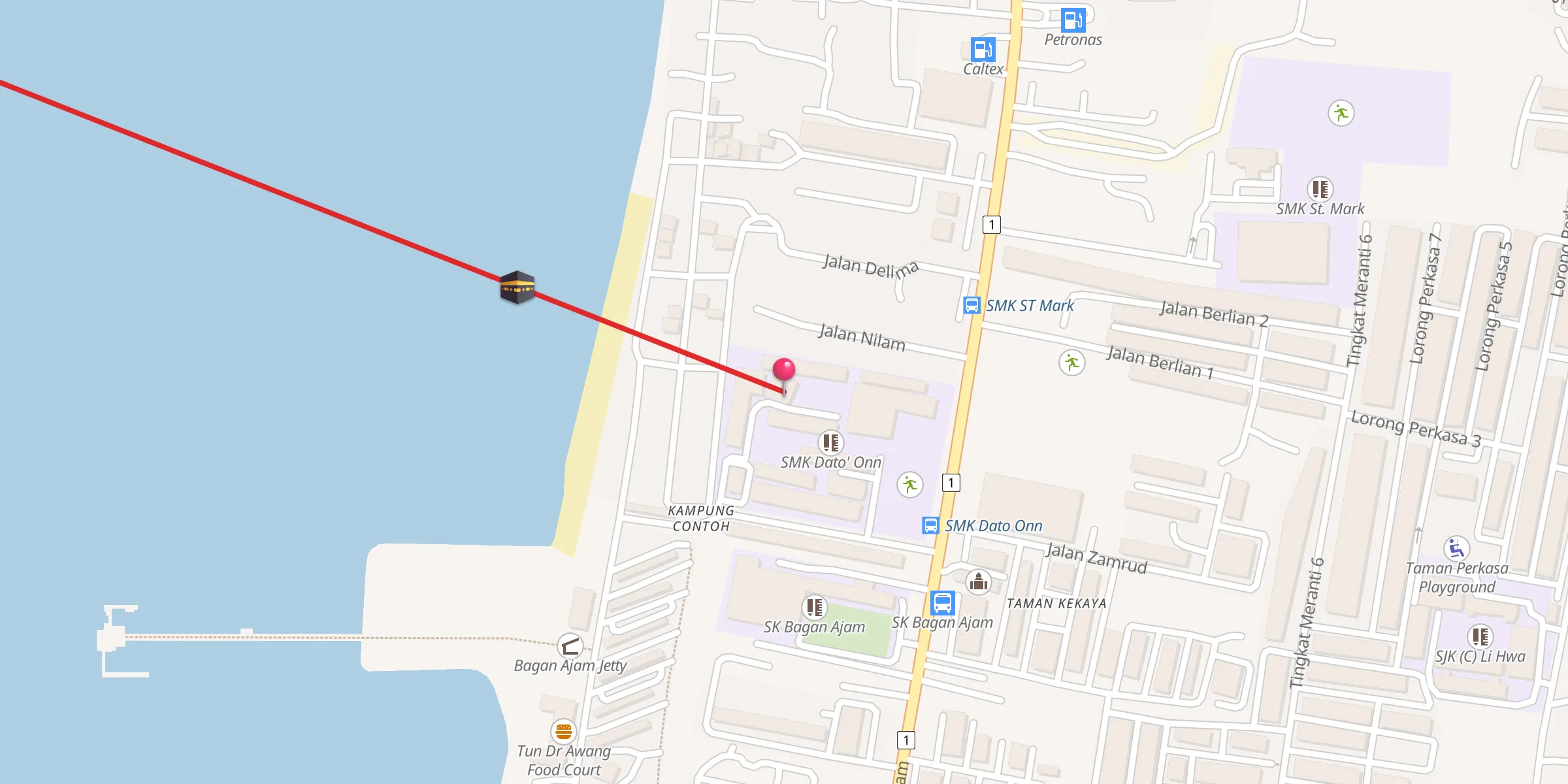 Carte de localisation : Surau