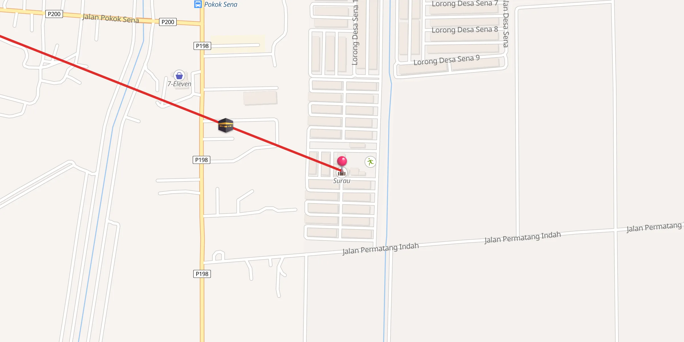 Carte de localisation : Surau