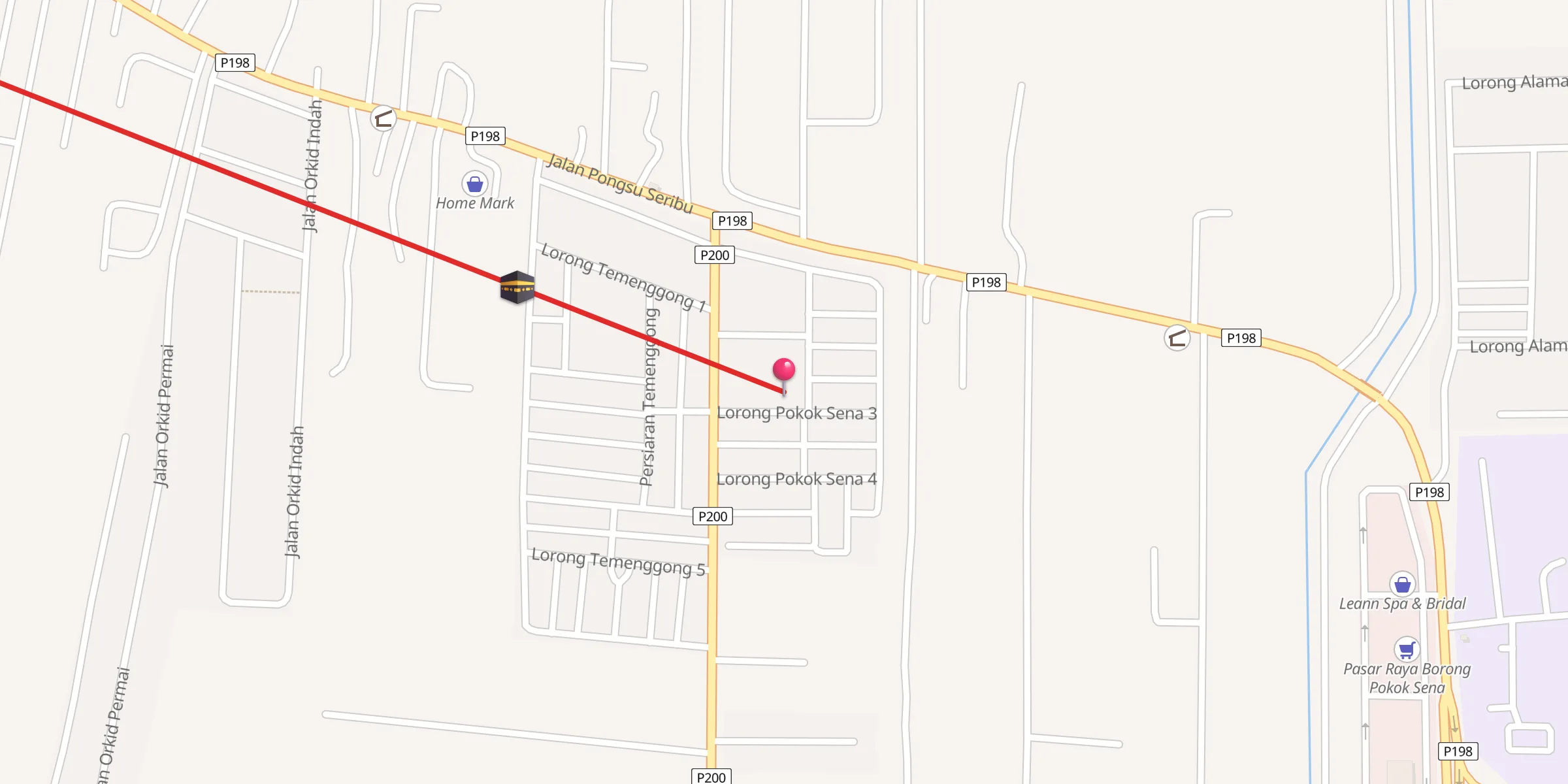 Carte de localisation : Surau